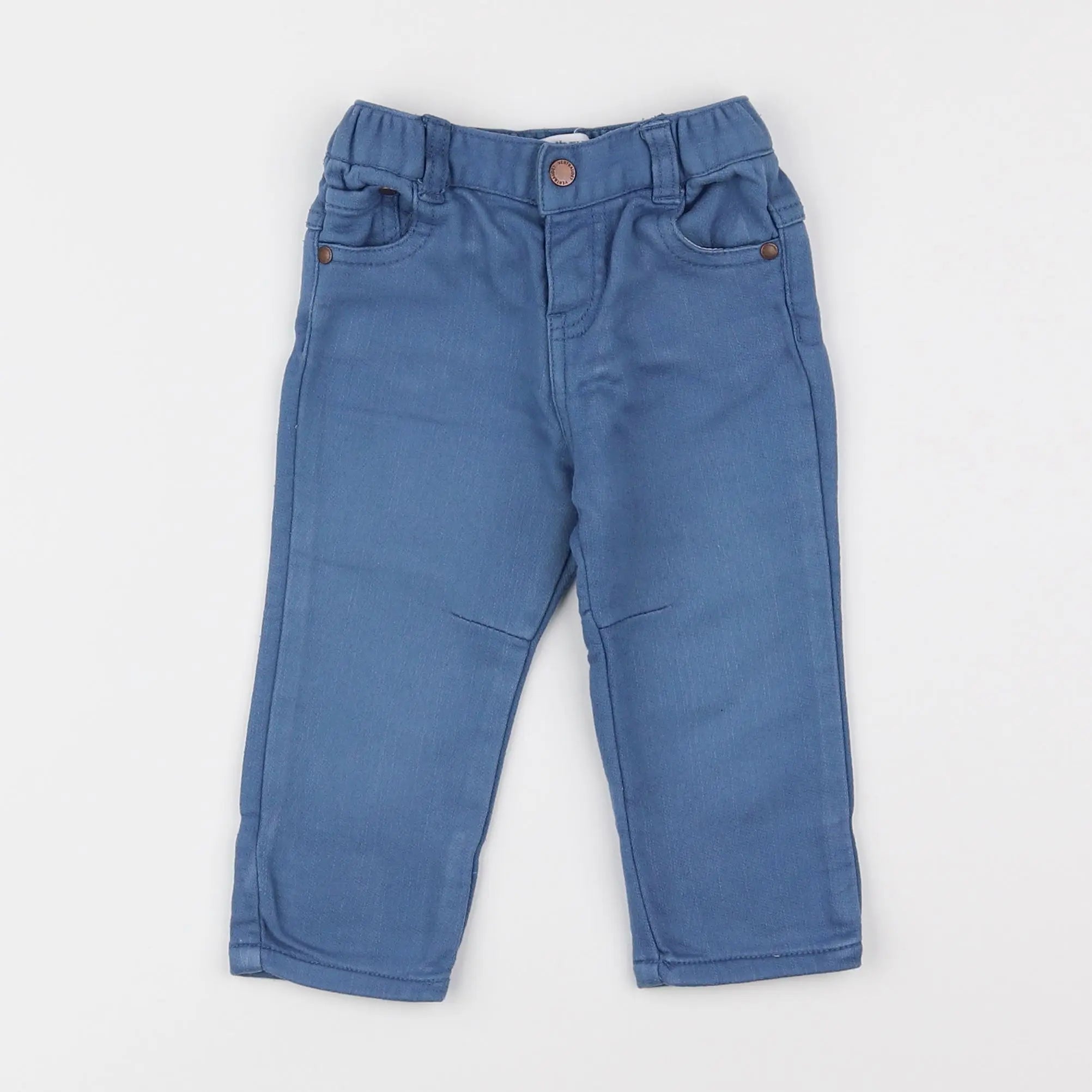 Vertbaudet - jean bleu - 6 mois