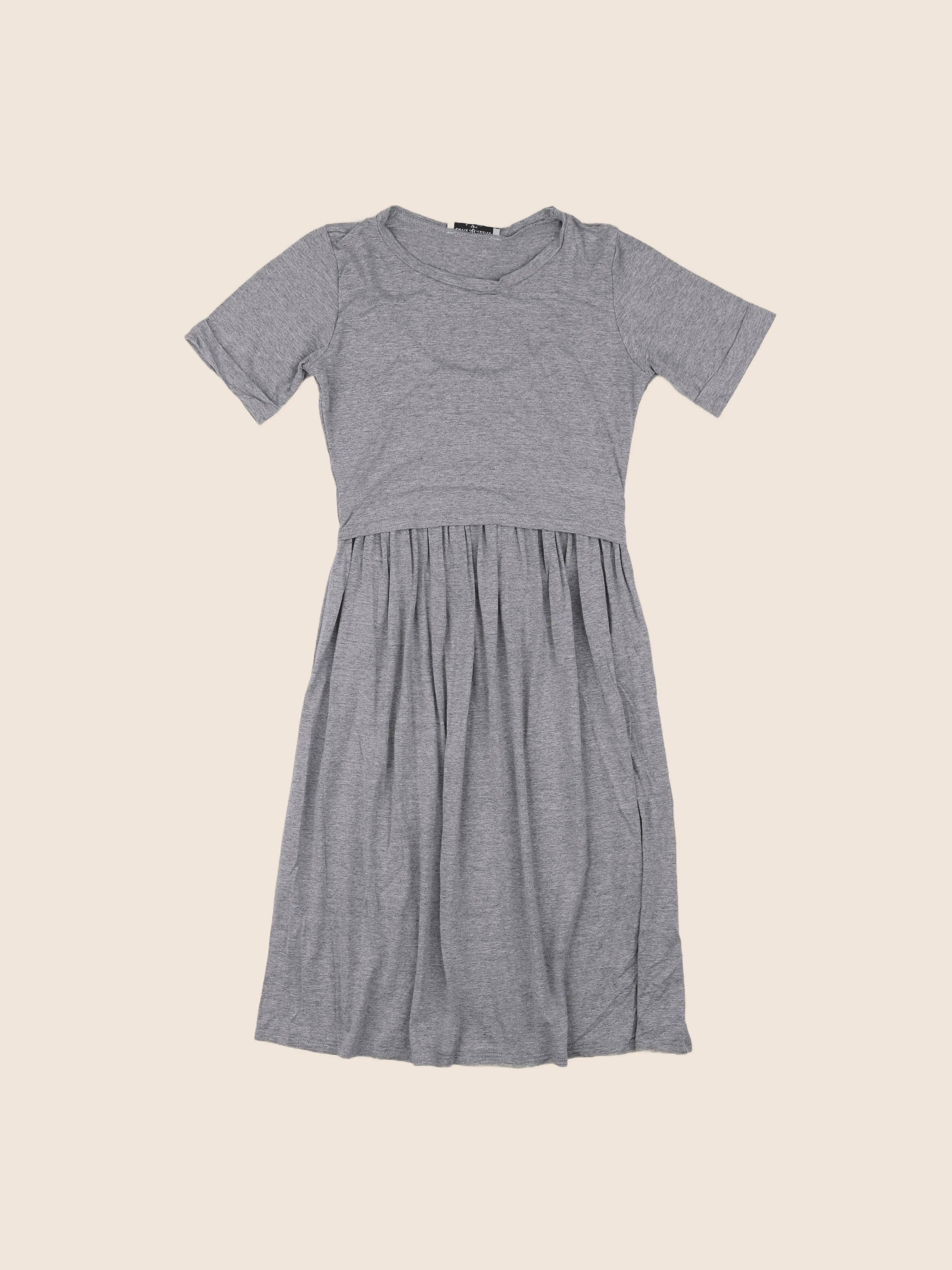 Envie de fraise - robe grossesse gris - 34 à 36