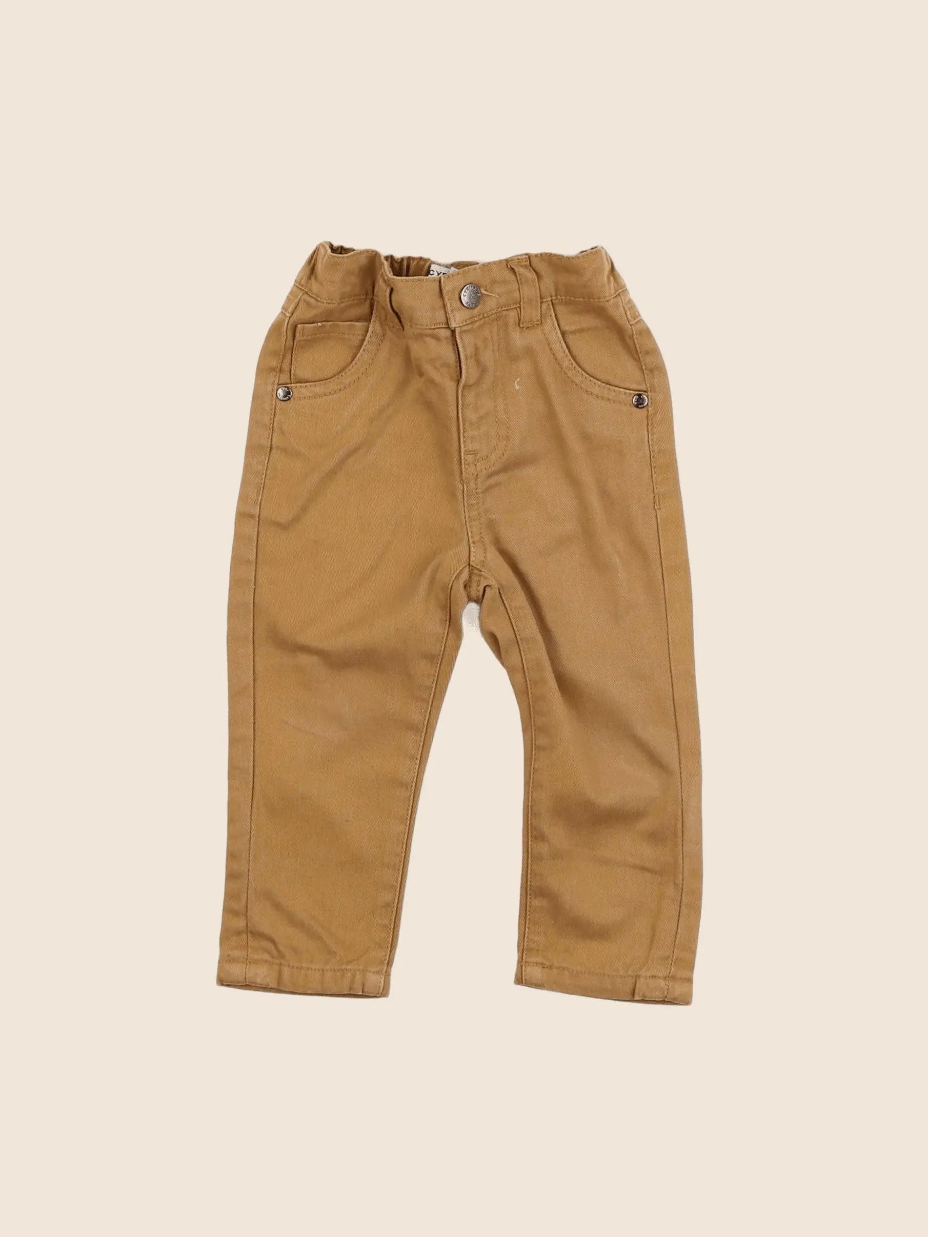 Cyrillus - jean marron - 6 mois