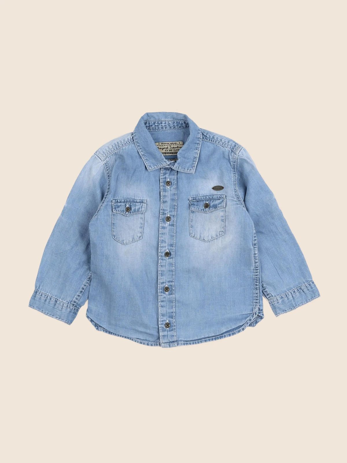Mayoral - chemise bleu - 18 mois