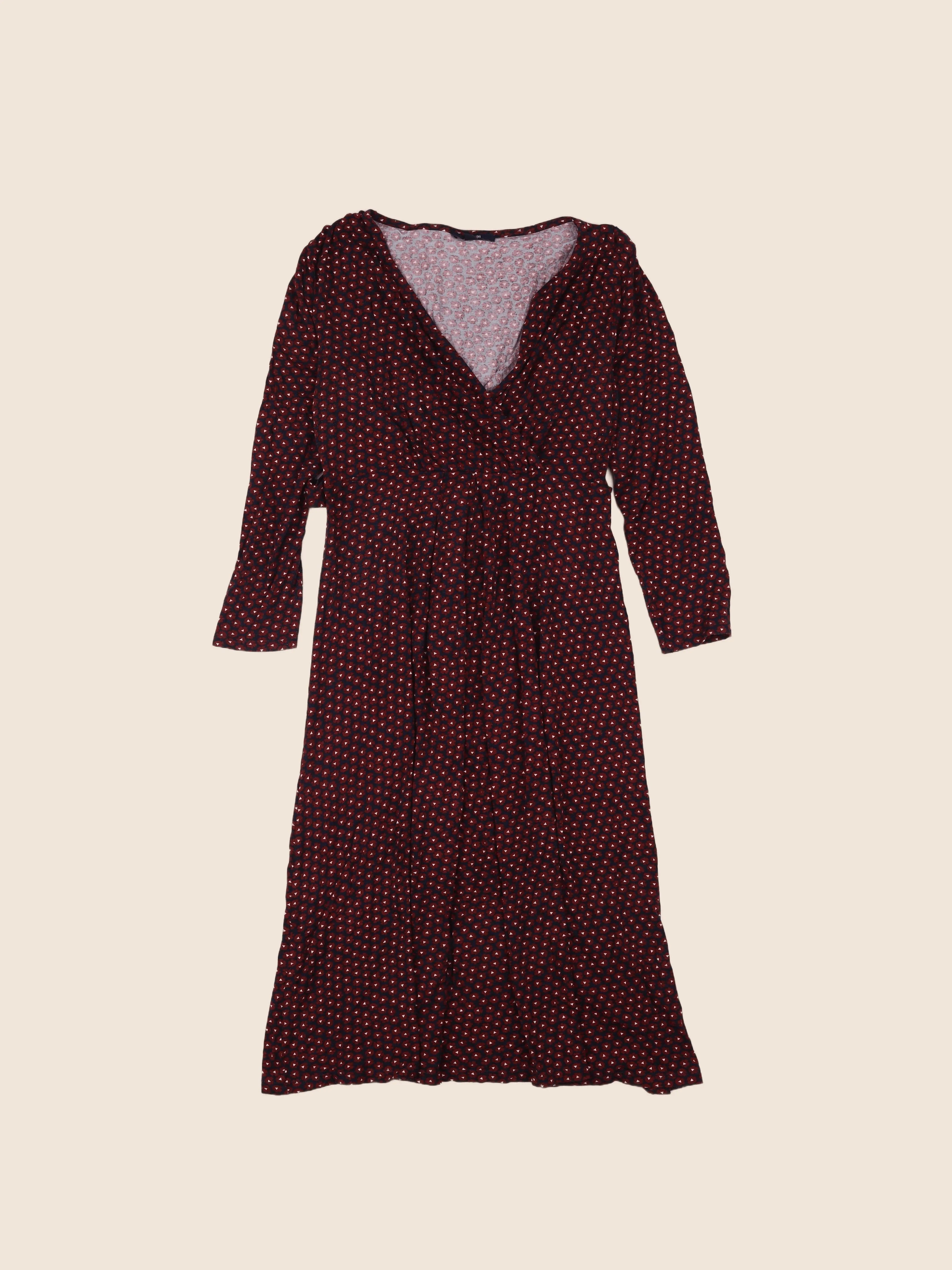 Kiabi - robe grossesse, allaitement rouge - 34 à 36
