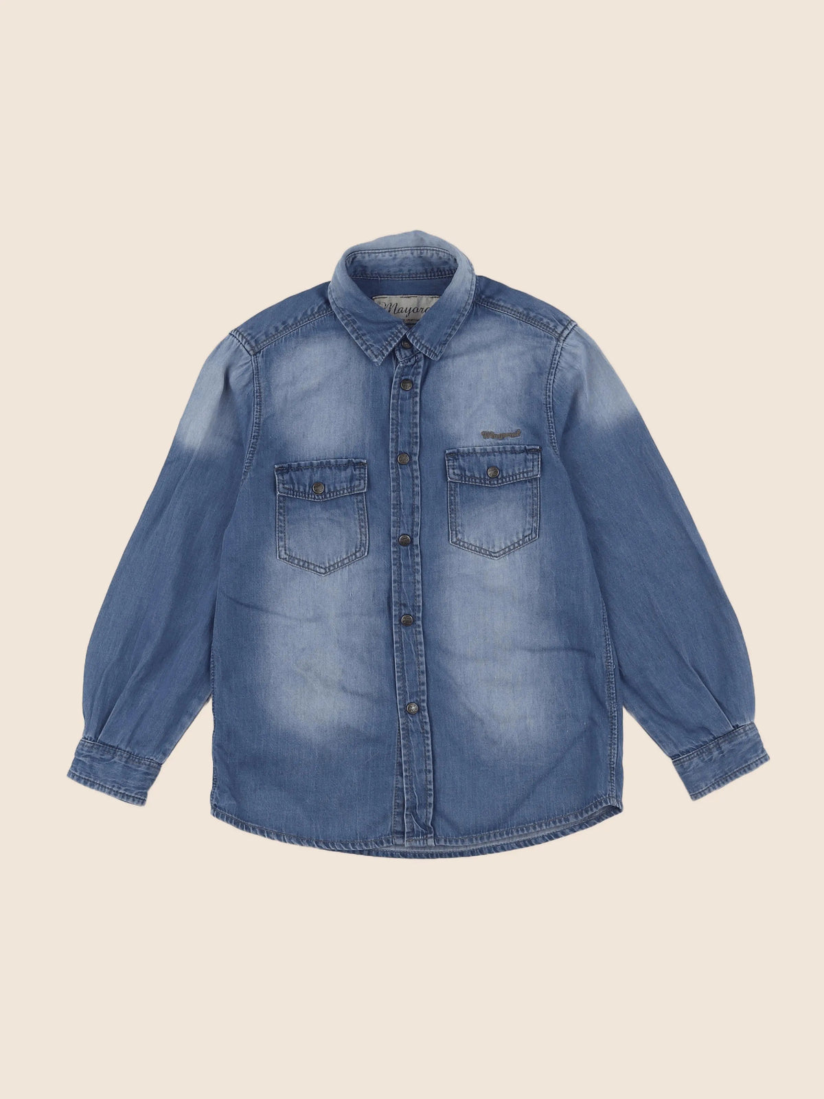 Mayoral - chemise bleu - 6 ans
