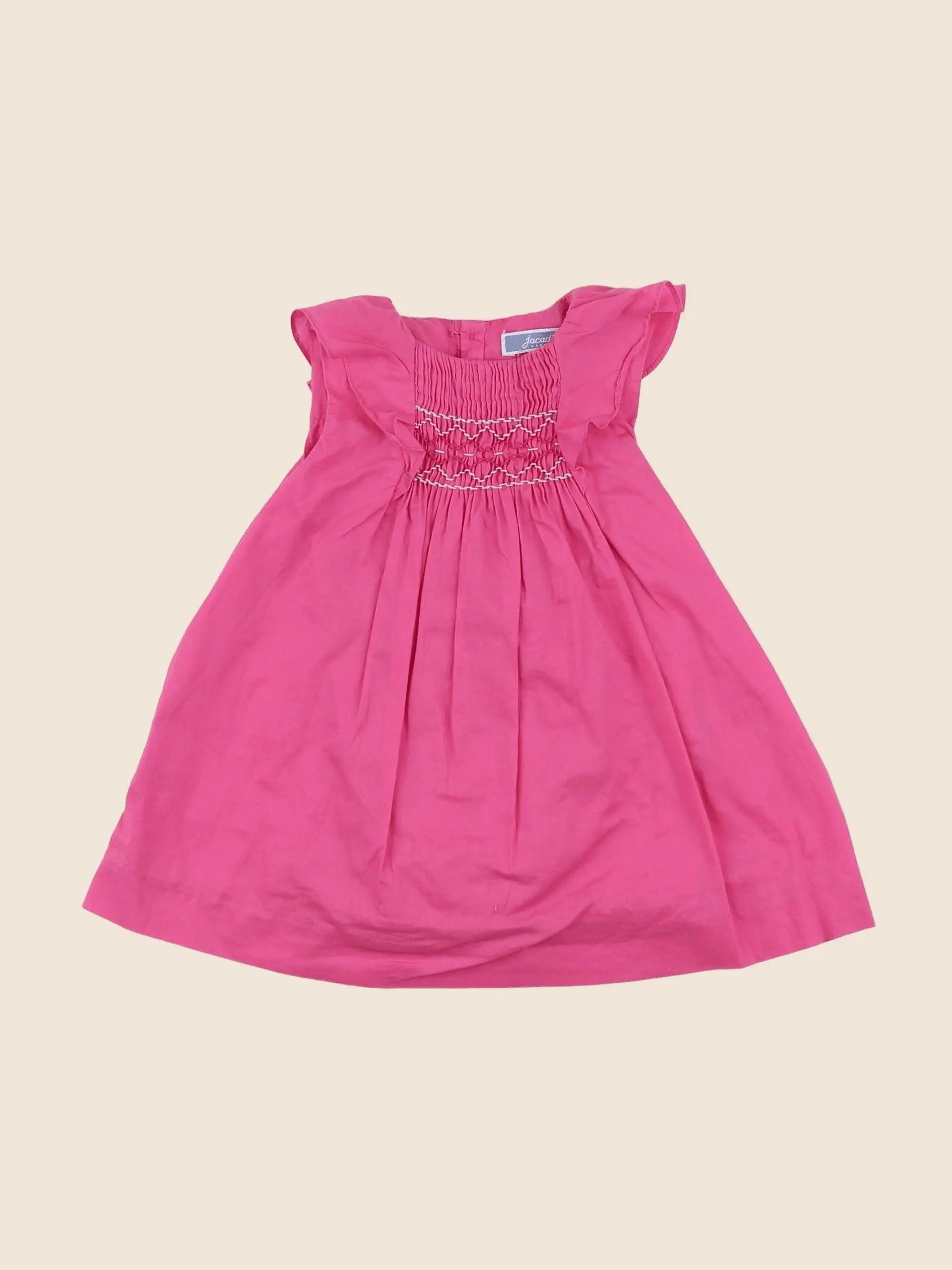 Jacadi - robe rose - 6 mois