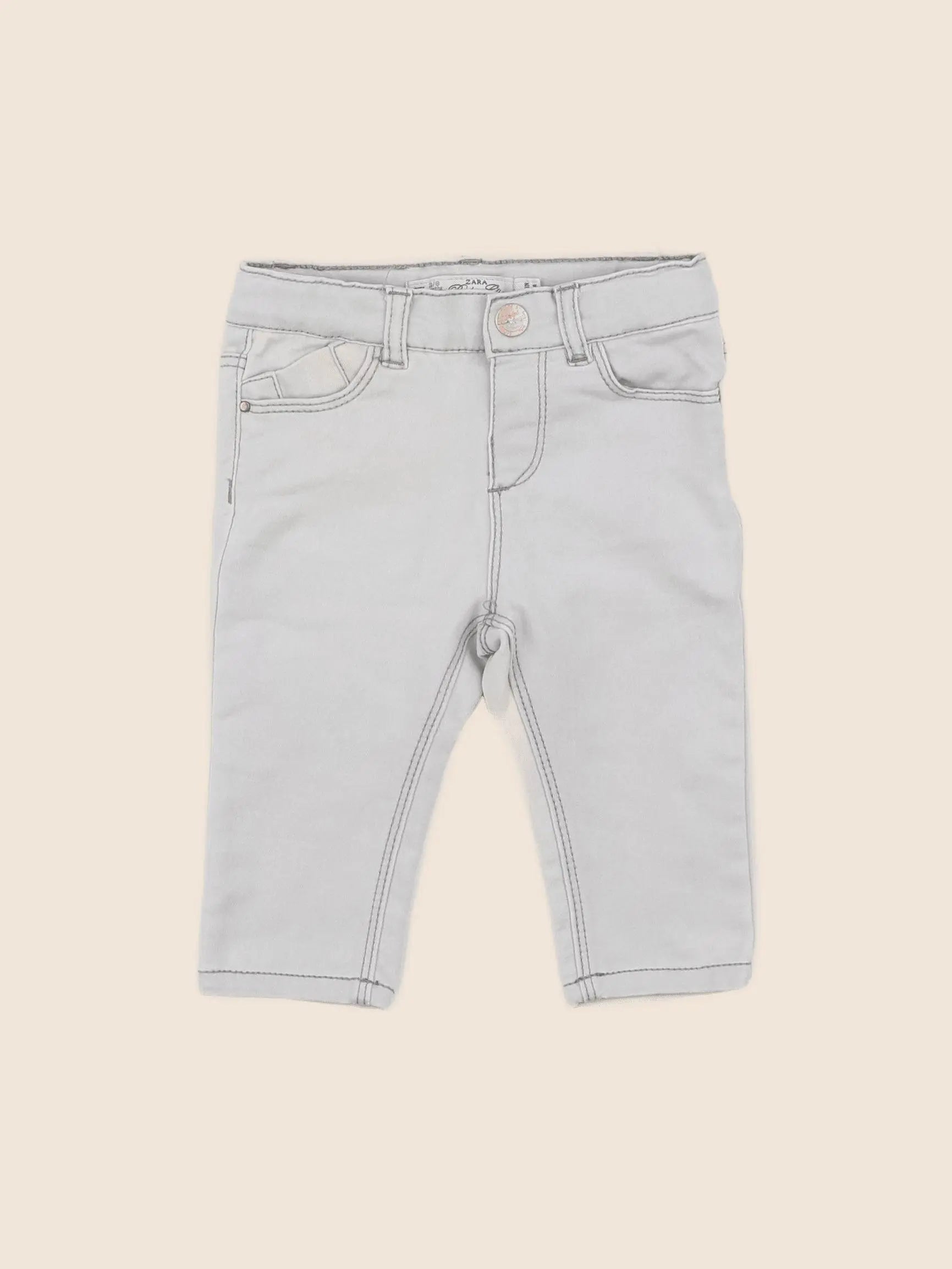 Zara - pantalon gris - 3/6 mois