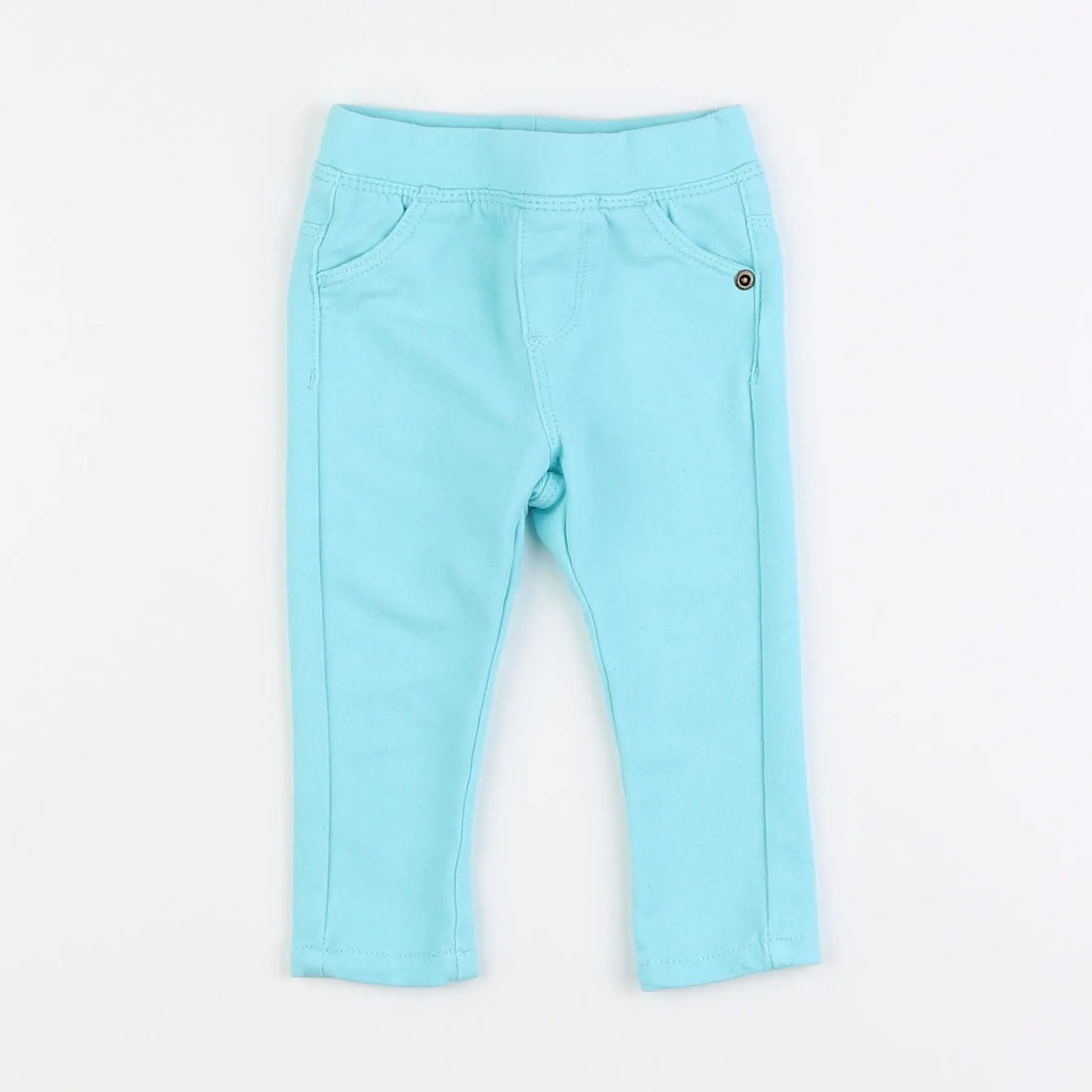 Vertbaudet - jegging bleu - 9 mois