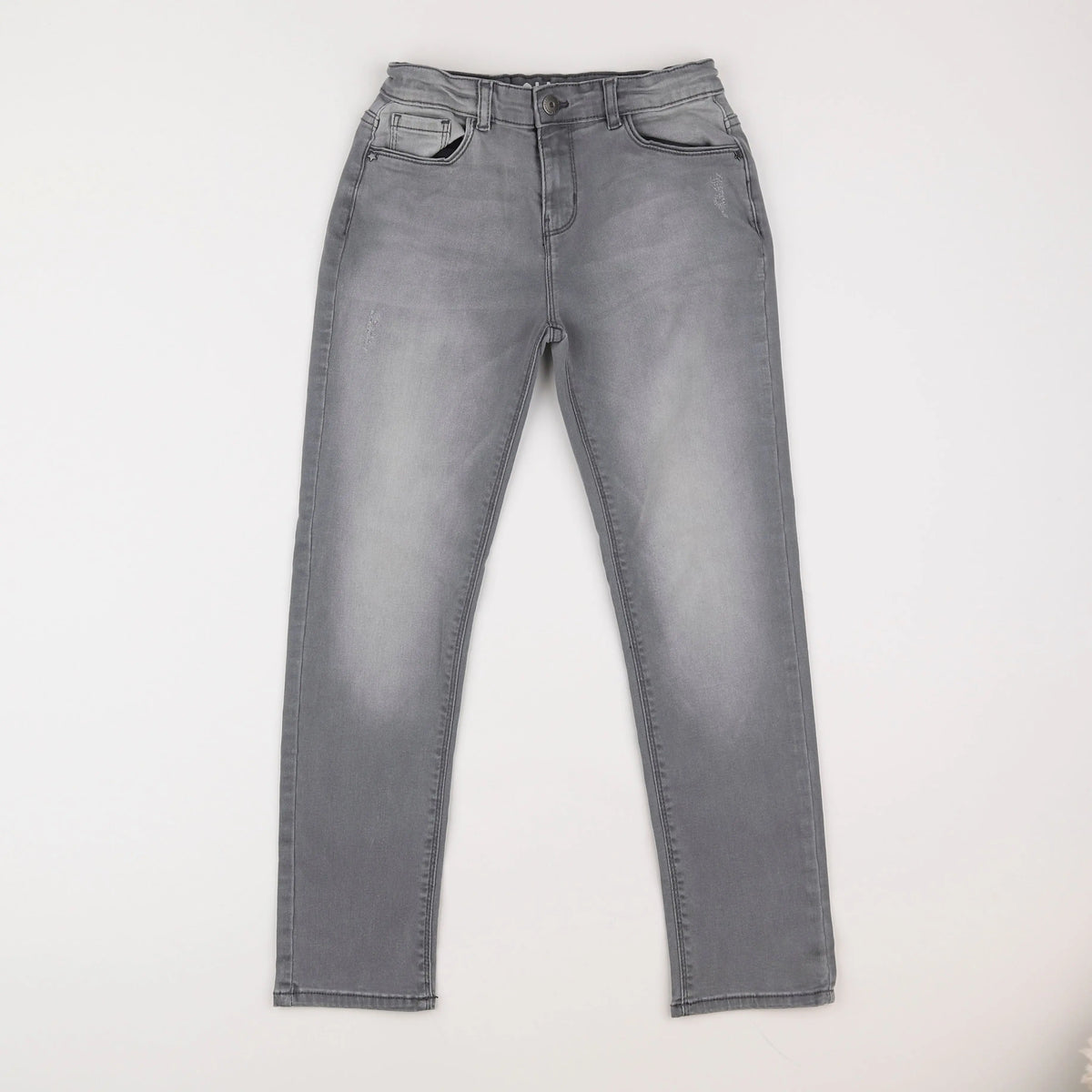Vertbaudet - jean gris - 10 ans