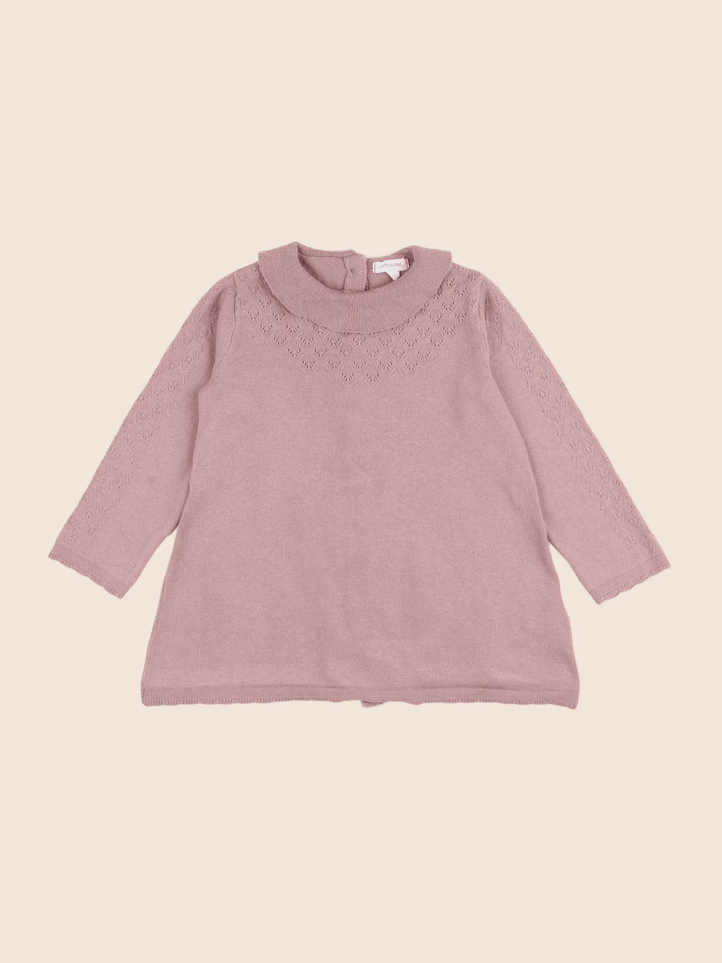 Vertbaudet - robe violet - 18 mois