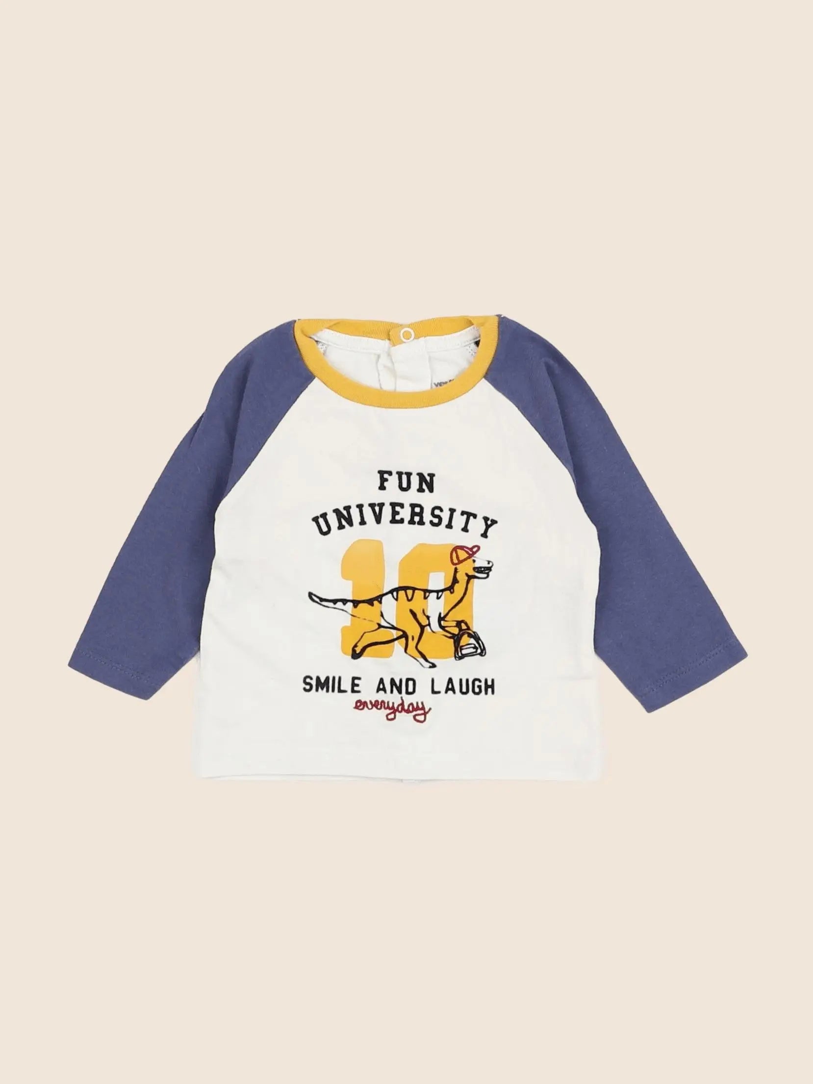 Vertbaudet - tee-shirt bleu - 3 mois