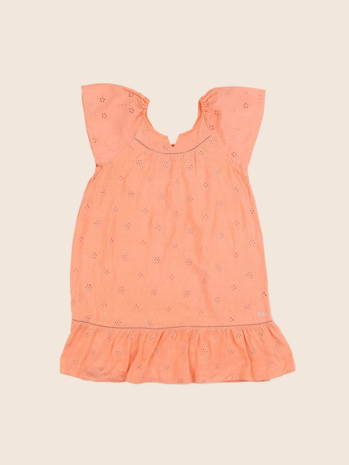 IKKS - robe orange - 10 ans