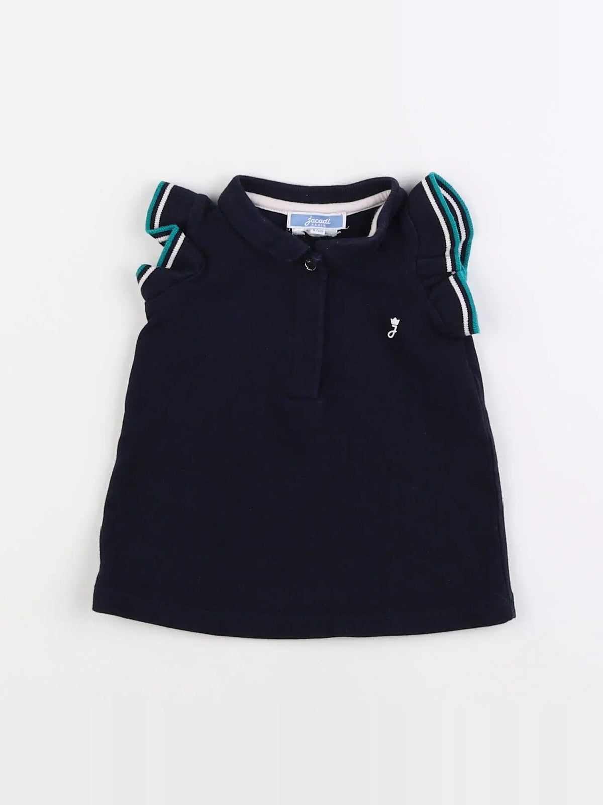 Jacadi - polo bleu - 6 mois