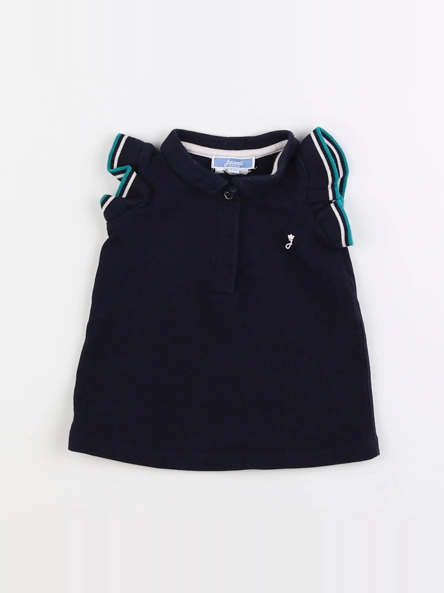 Jacadi - polo bleu - 6 mois