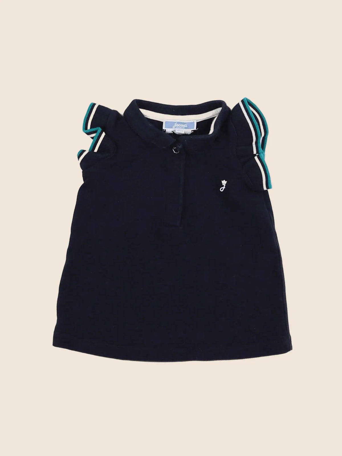 Jacadi - polo bleu - 6 mois