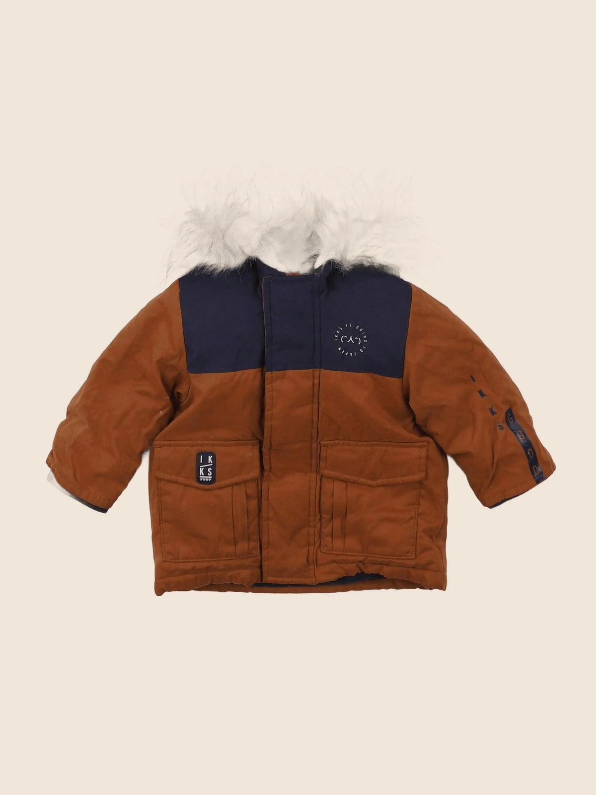 IKKS - parka marron - 6 mois