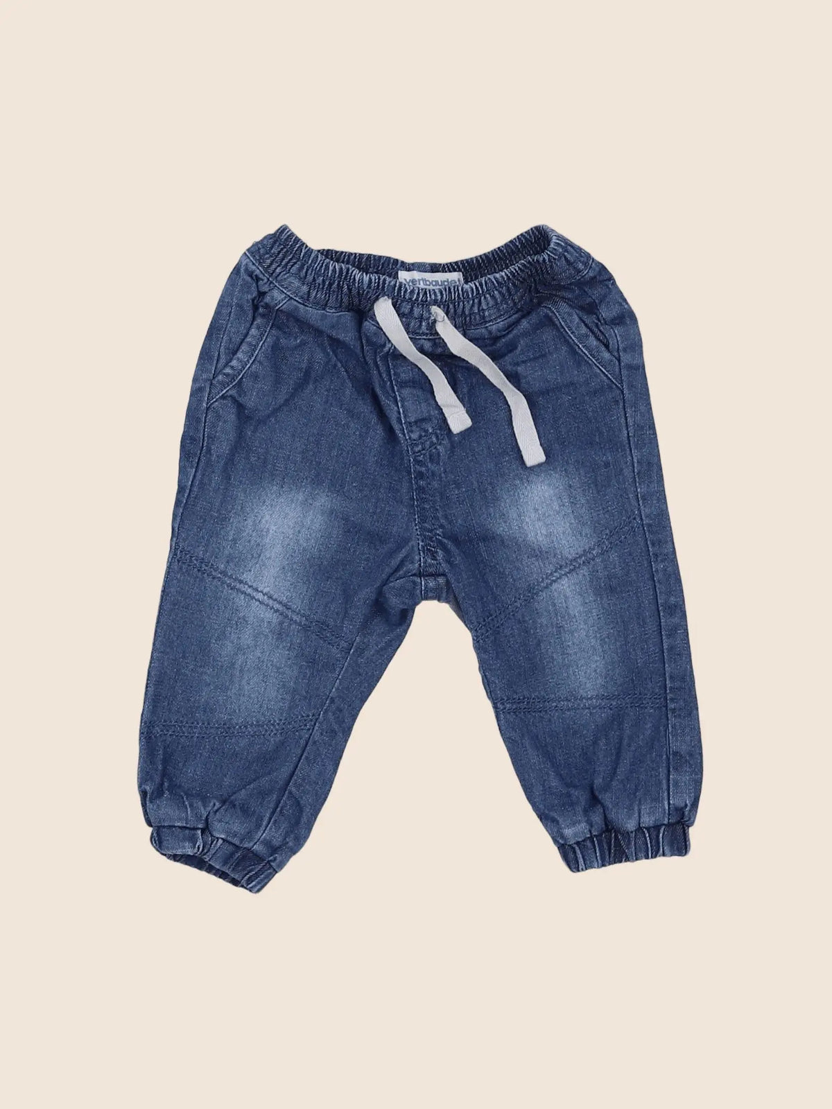 Vertbaudet - jean bleu - 3 mois
