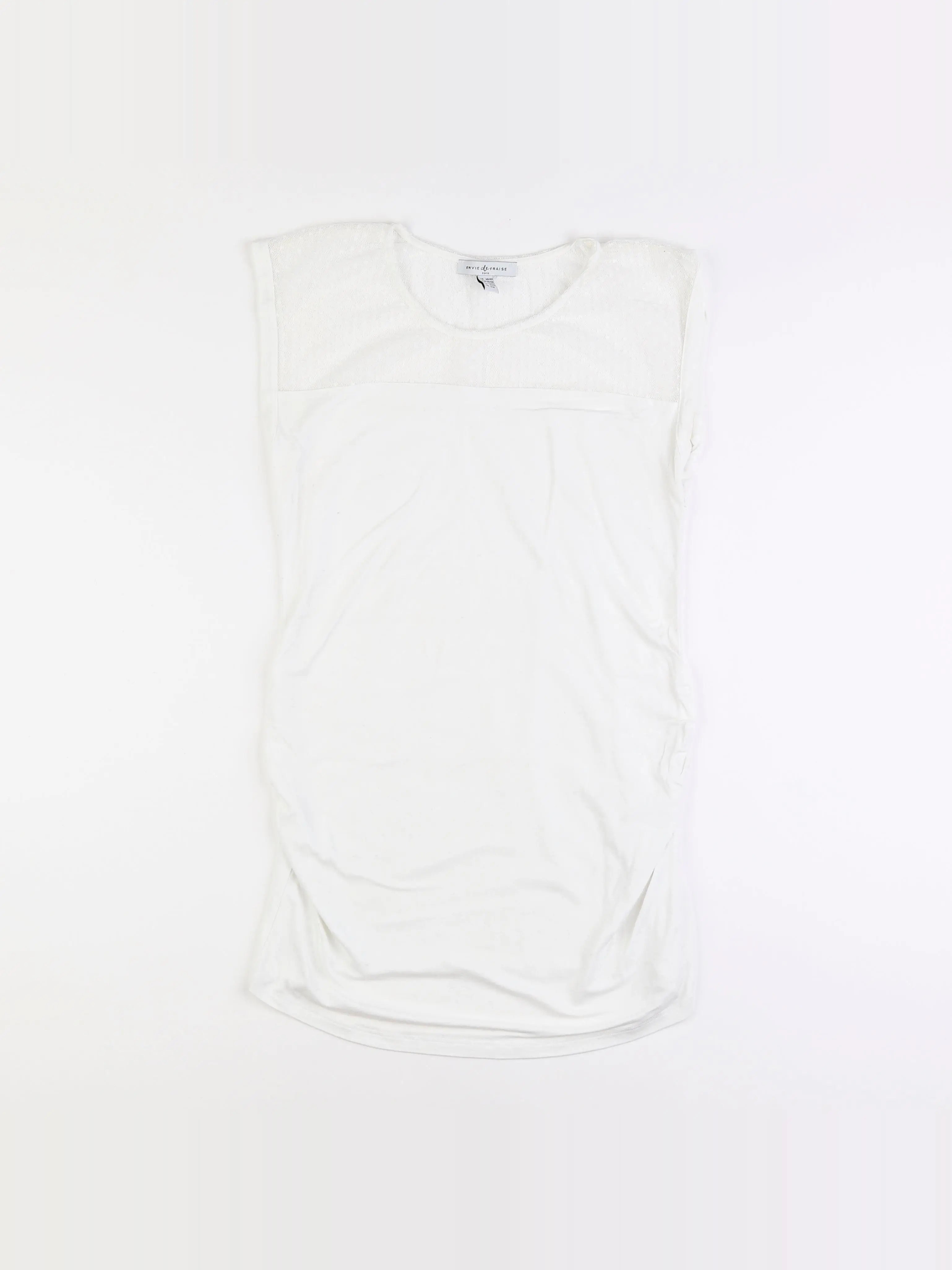 Envie de fraise - tee-shirt grossesse blanc - 38 à 40