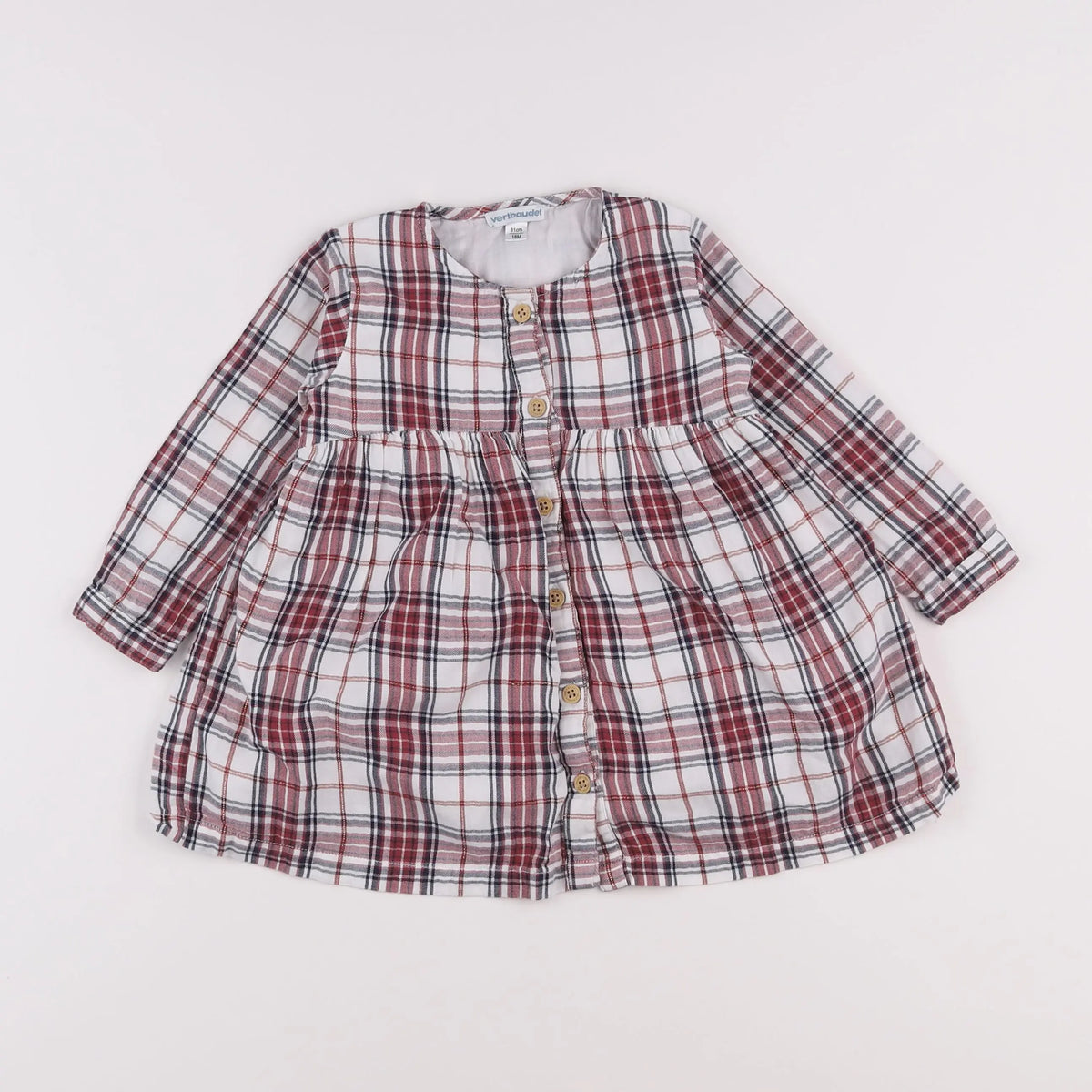 Vertbaudet - robe multicolore - 18 mois
