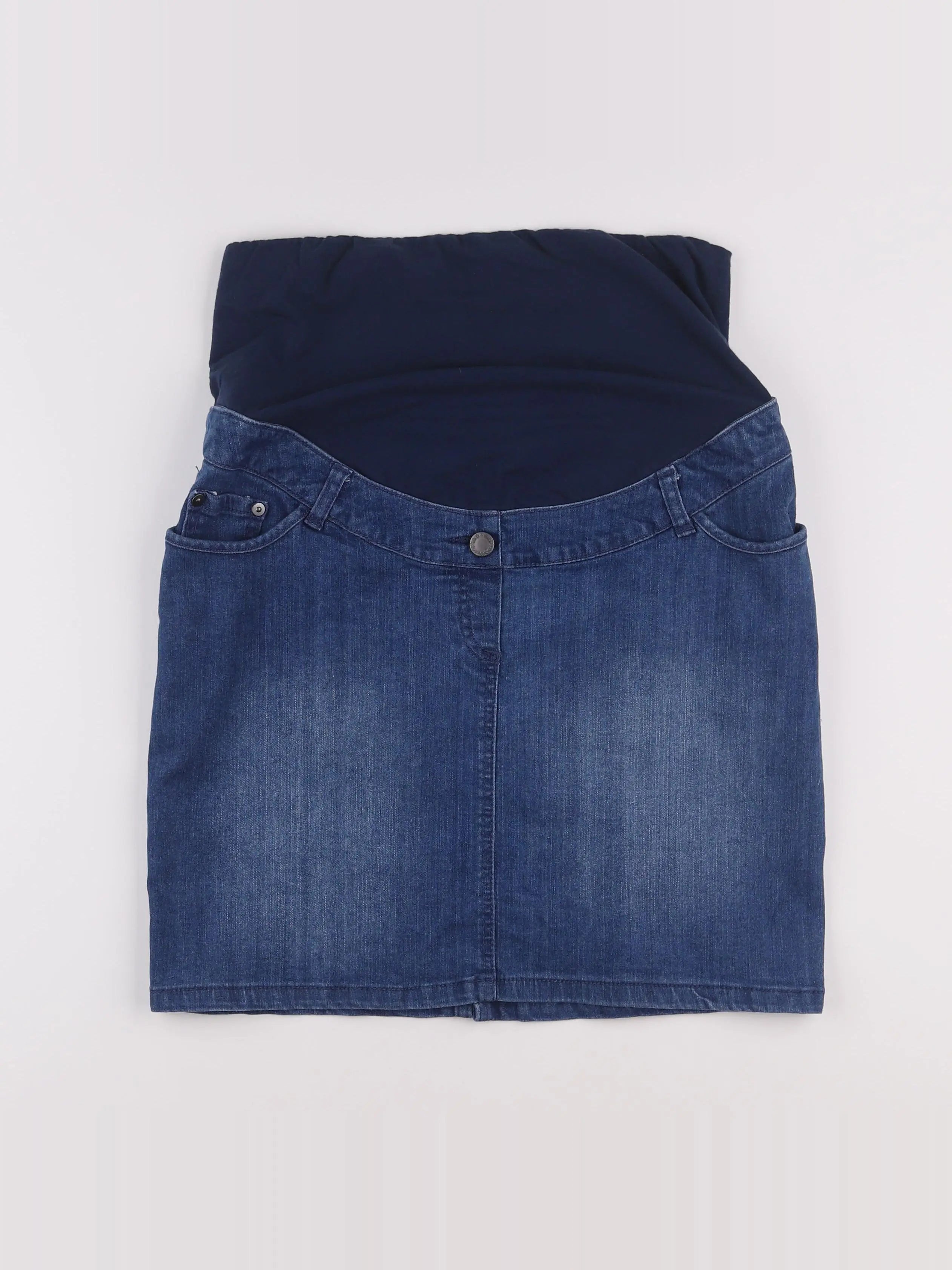 Vertbaudet - jupe grossesse bleu - 40