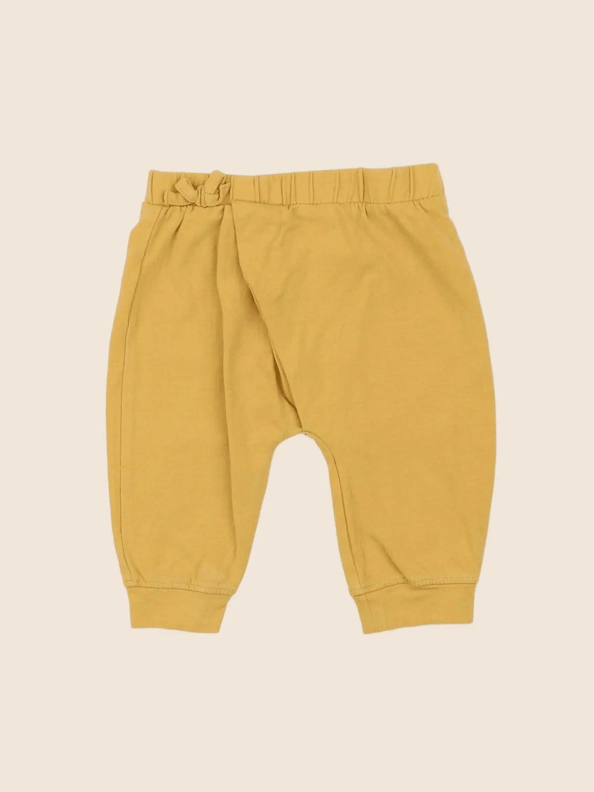 Vertbaudet - pantalon jaune - 6 mois