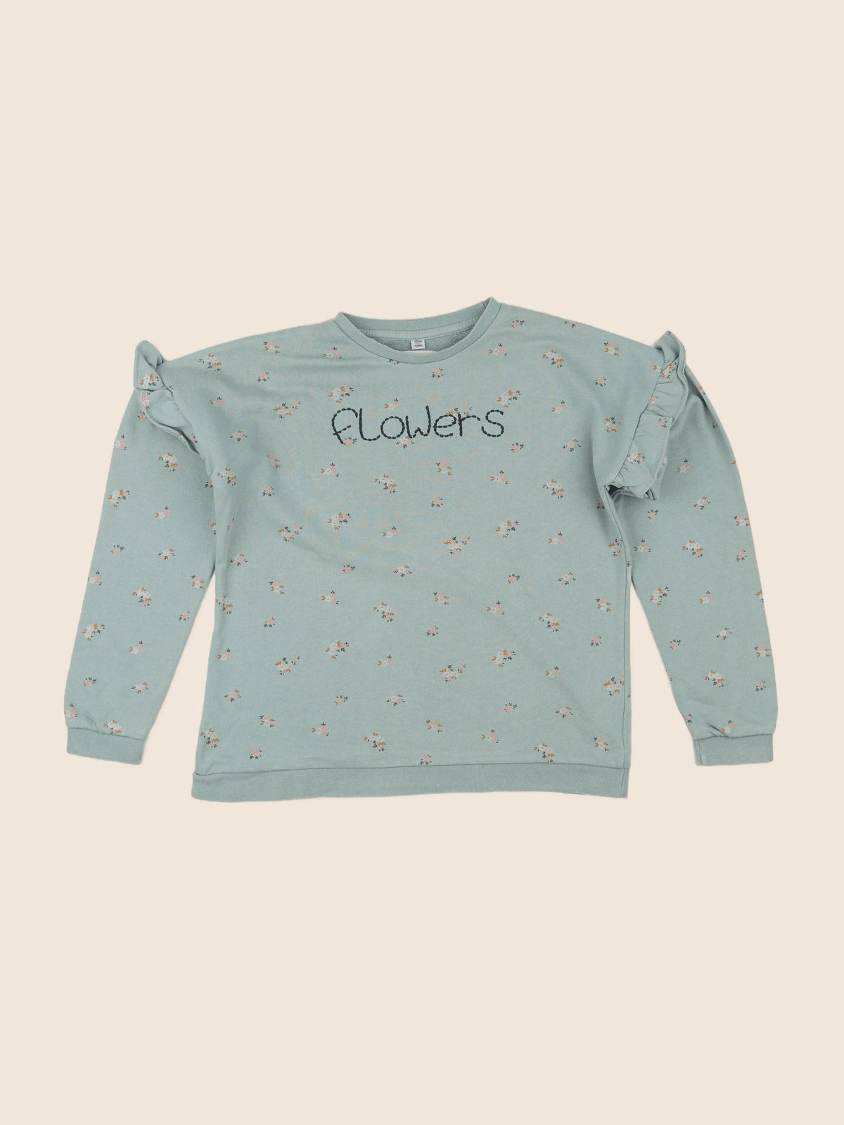Vertbaudet - sweat vert - 12 ans