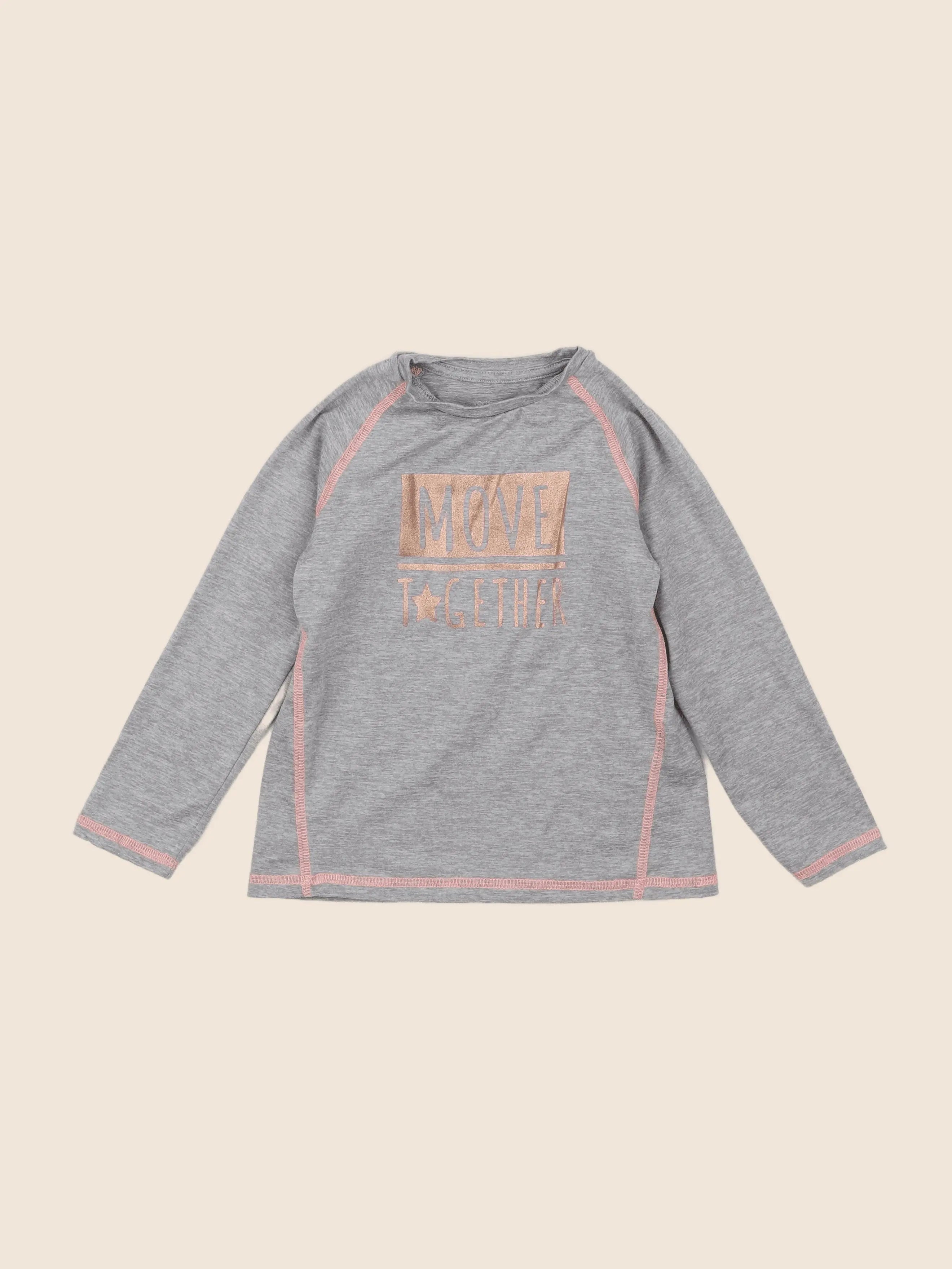 Vertbaudet - tee-shirt gris - 4 ans
