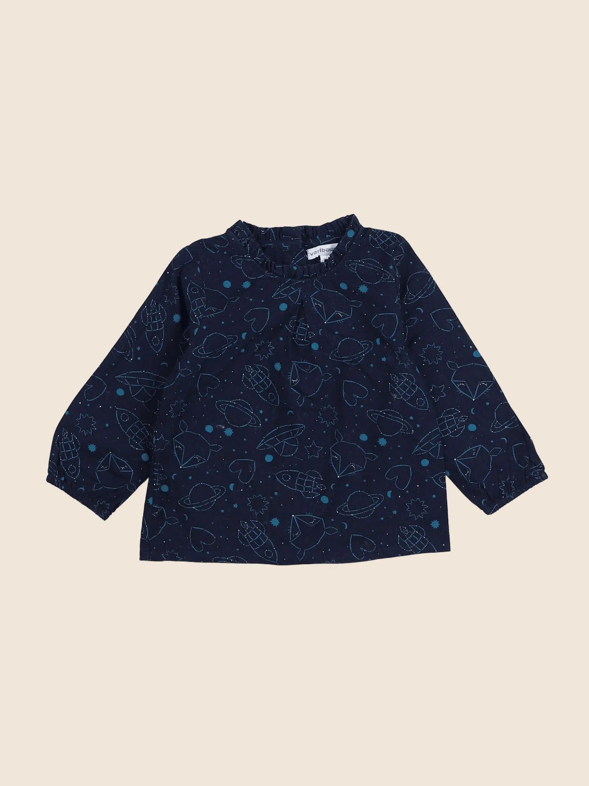 Vertbaudet - blouse bleu - 12 mois