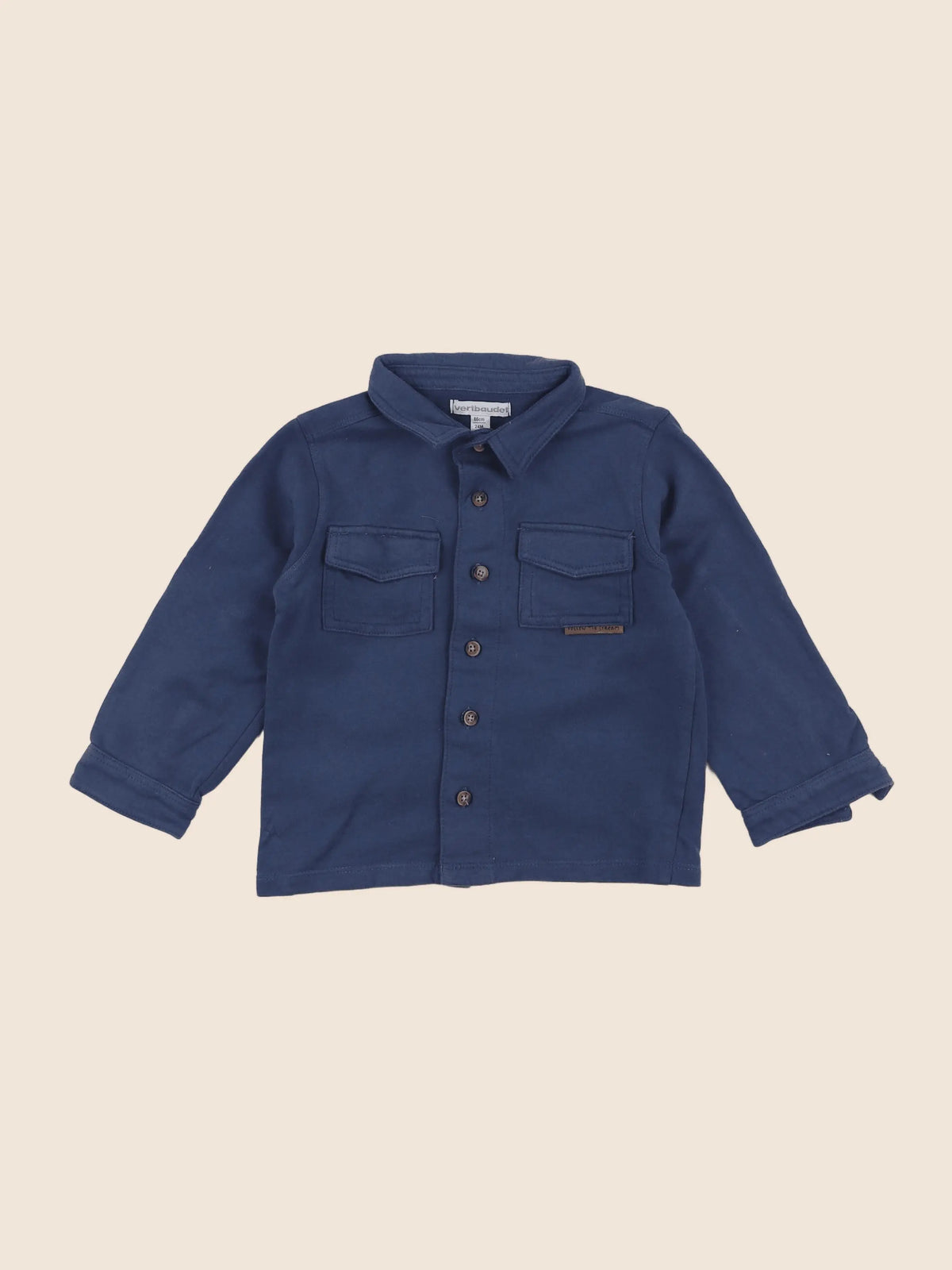 Vertbaudet - chemise bleu - 2 ans