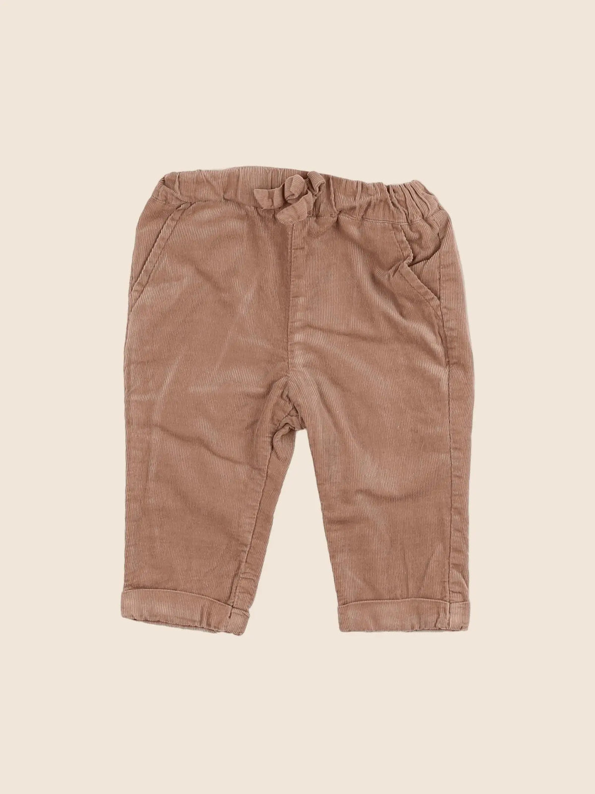 Vertbaudet - pantalon marron - 6 mois