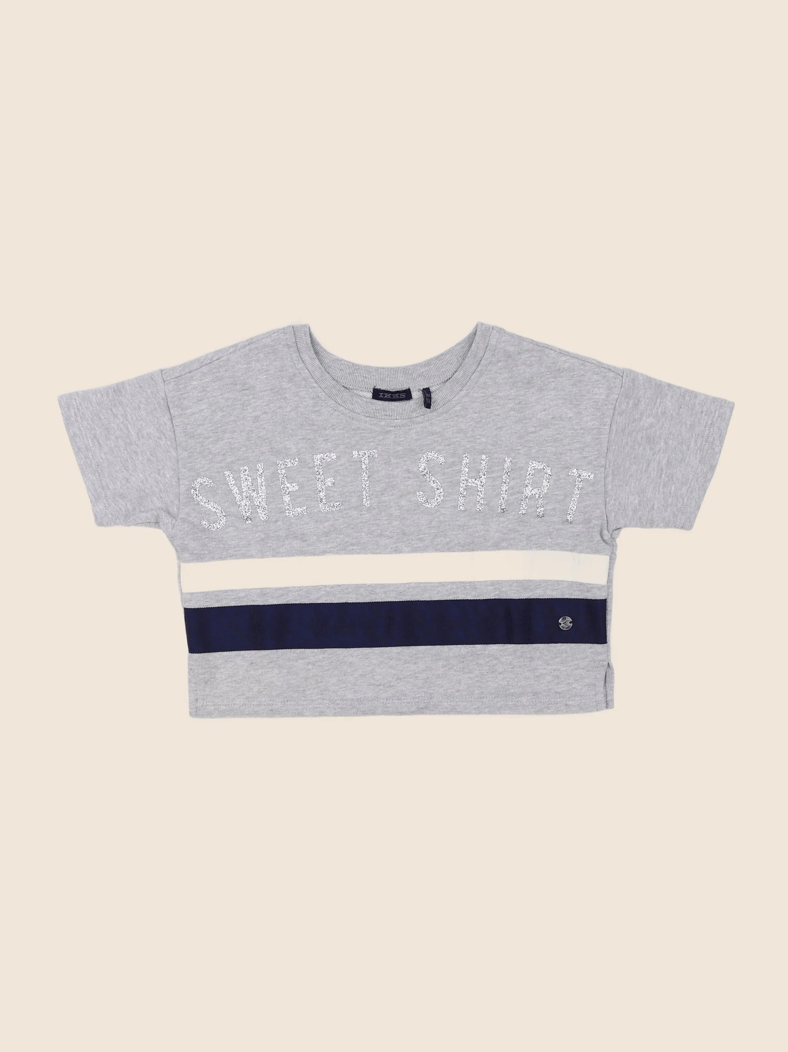 IKKS - tee-shirt gris - 6 ans