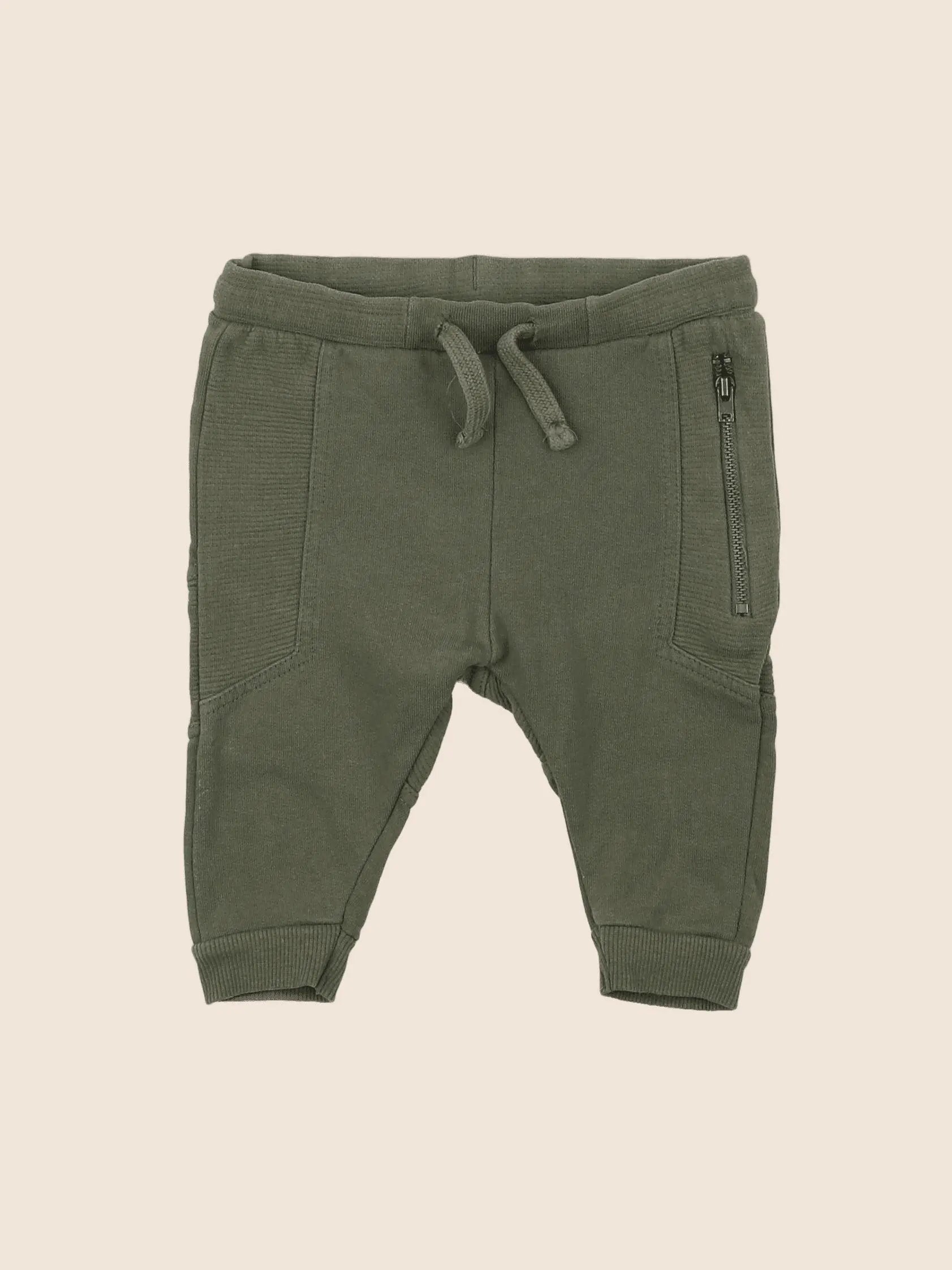 Zara - jogging vert - 3/6 mois