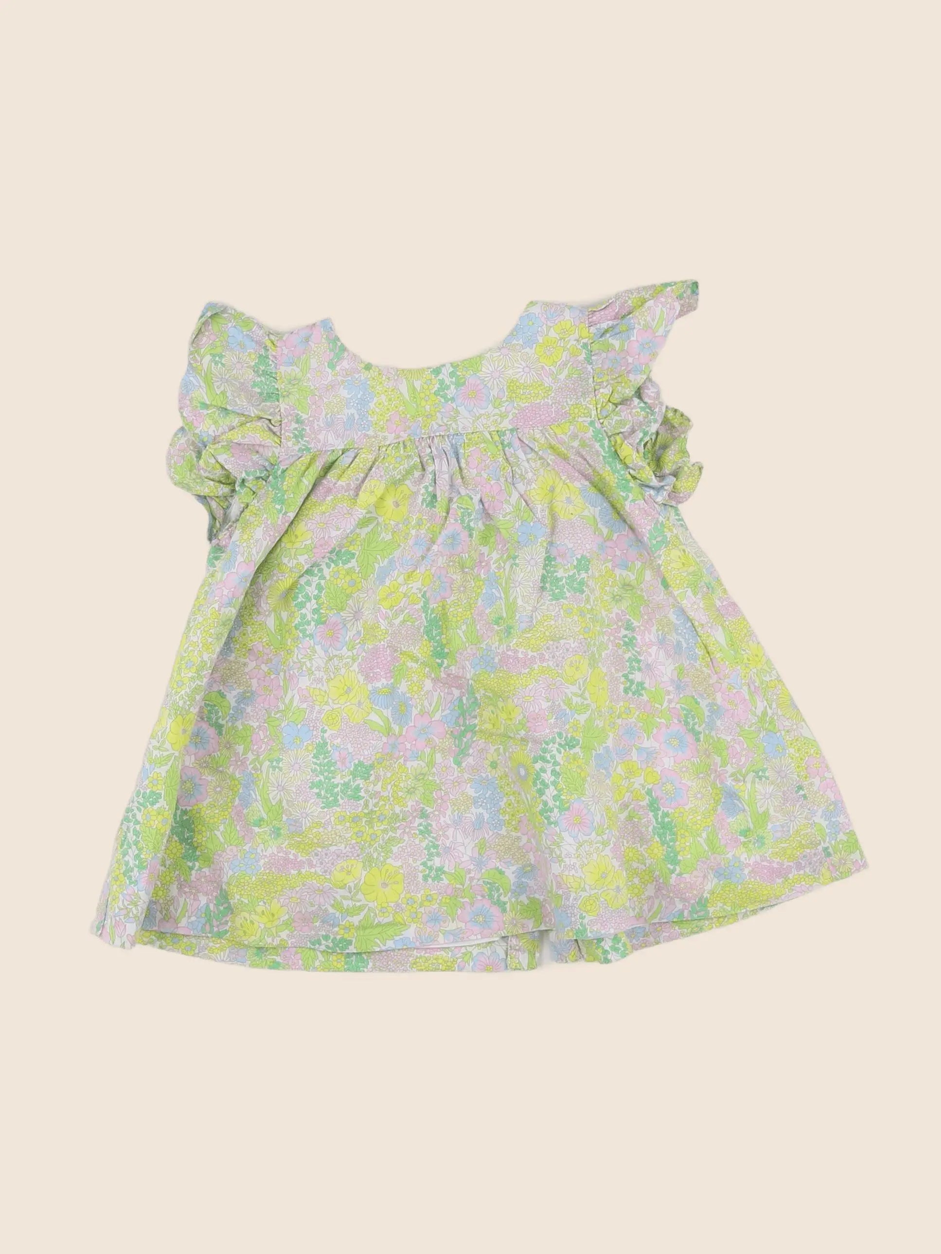 Jacadi - robe liberty multicolore - 6 mois