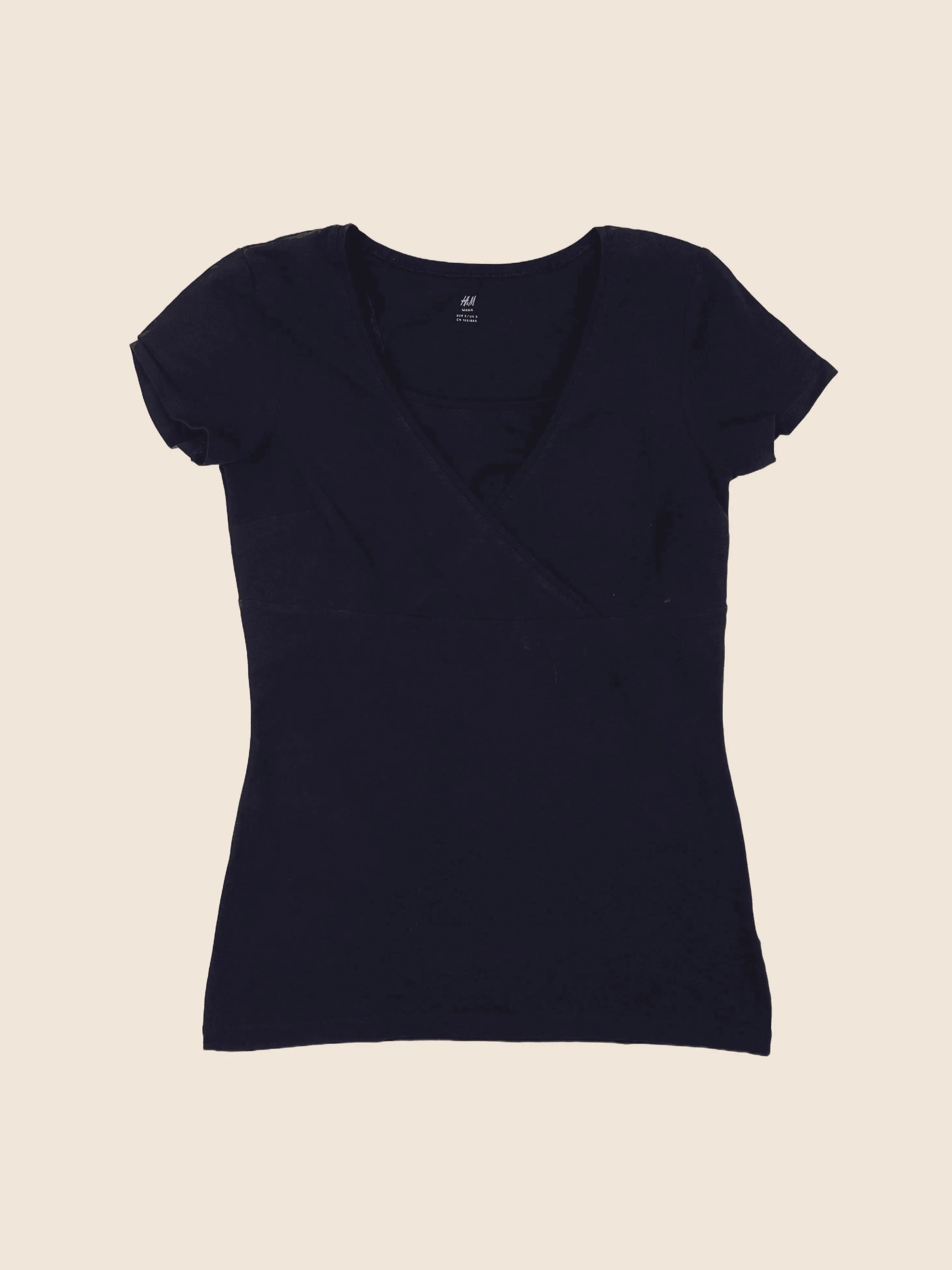 H&M - tee-shirt grossesse bleu - 38