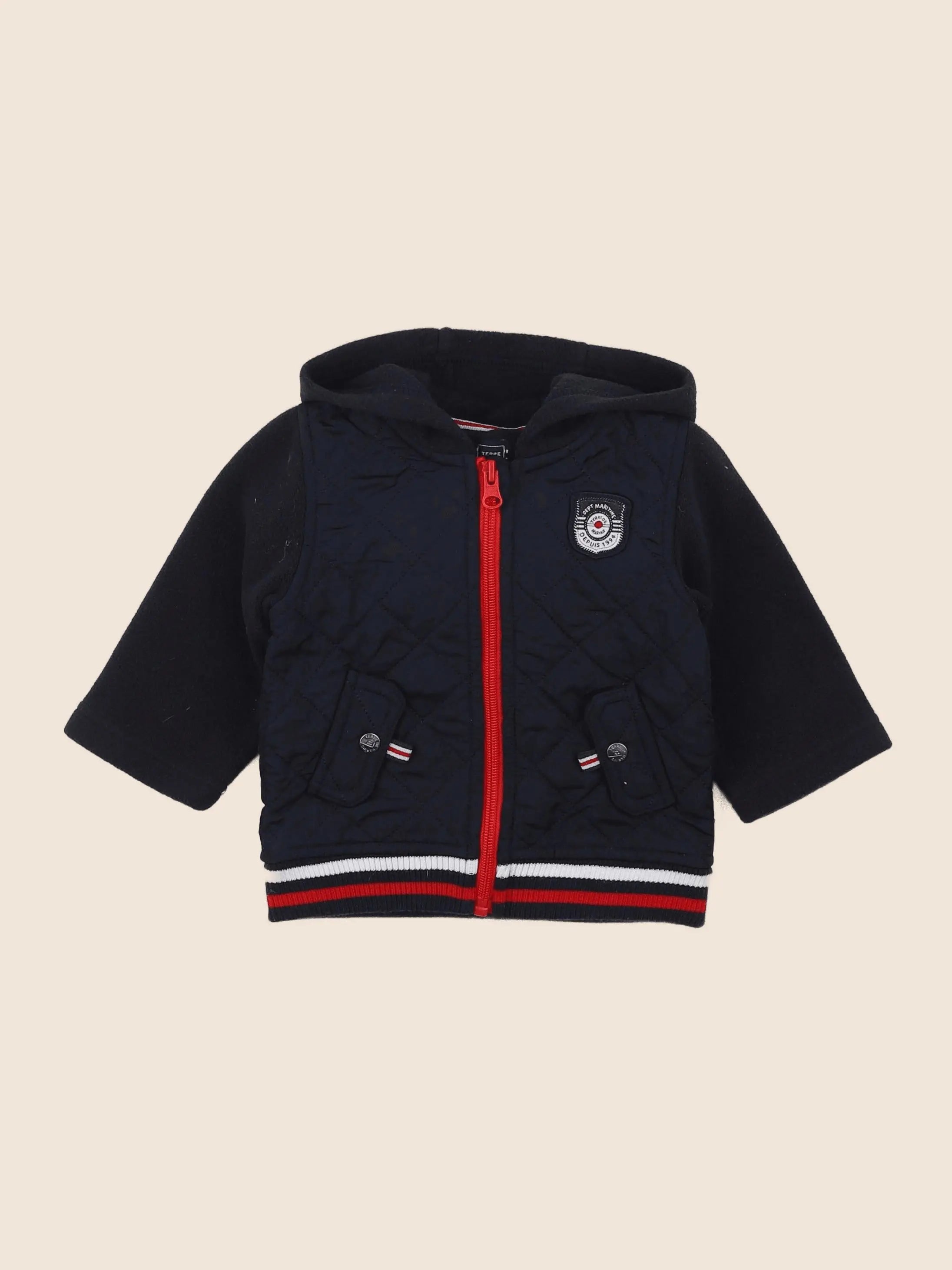 Terre de marins - veste bleu - 6 mois