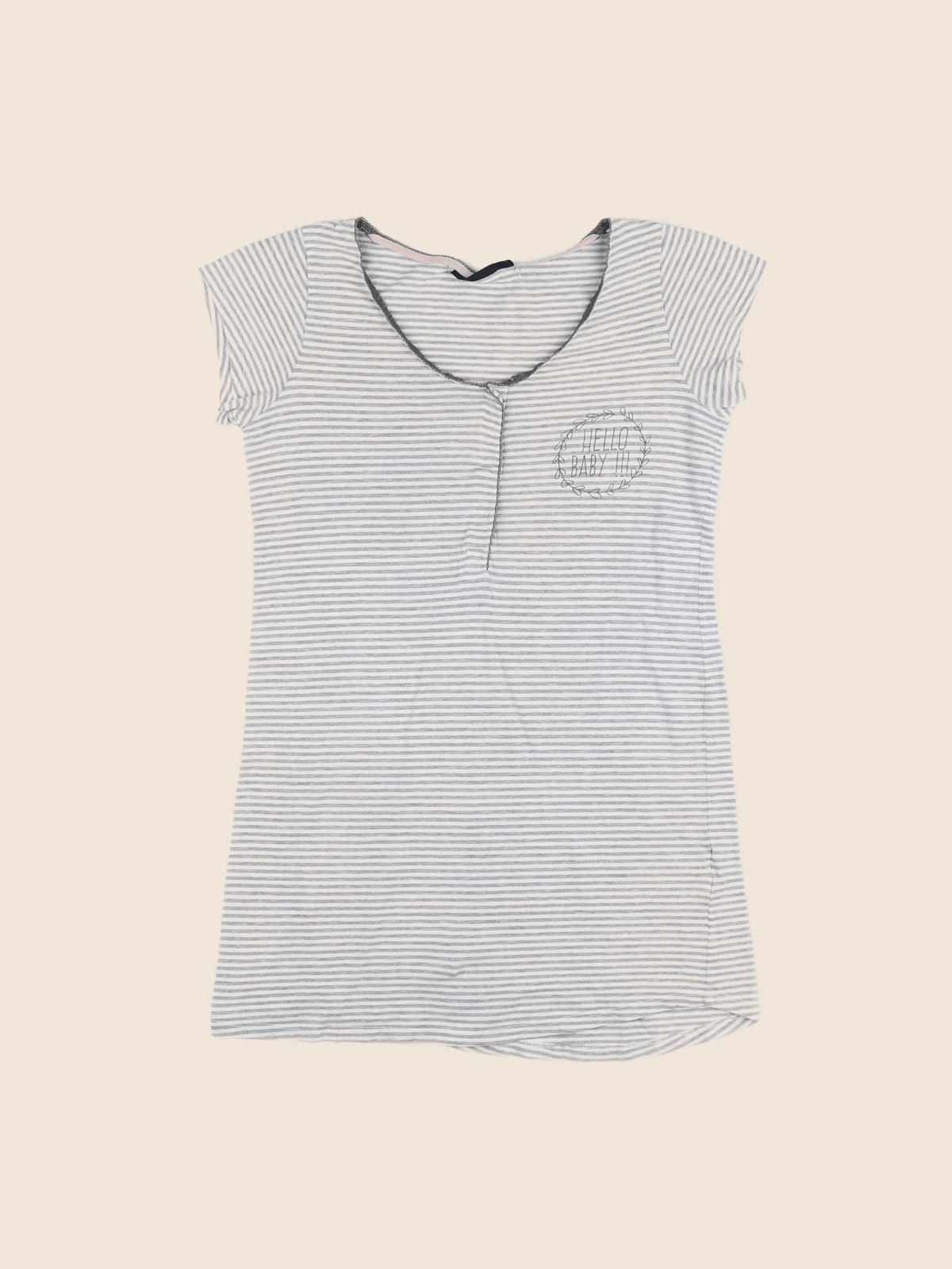 Kiabi - tee-shirt grossesse gris - 34 à 36