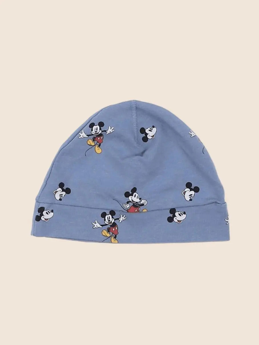 H&M - bonnet bleu - 3 mois