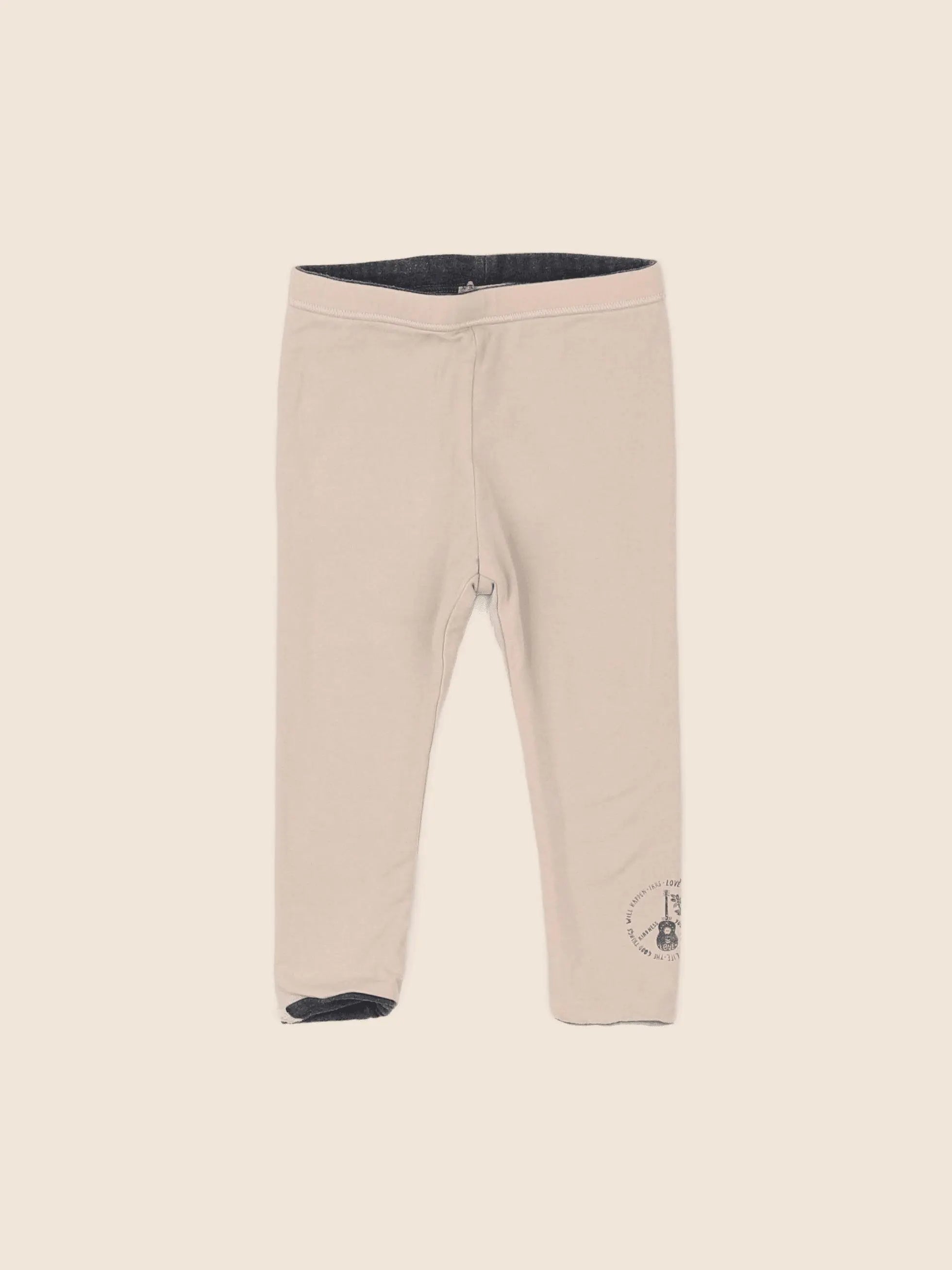 IKKS - legging beige - 12 mois