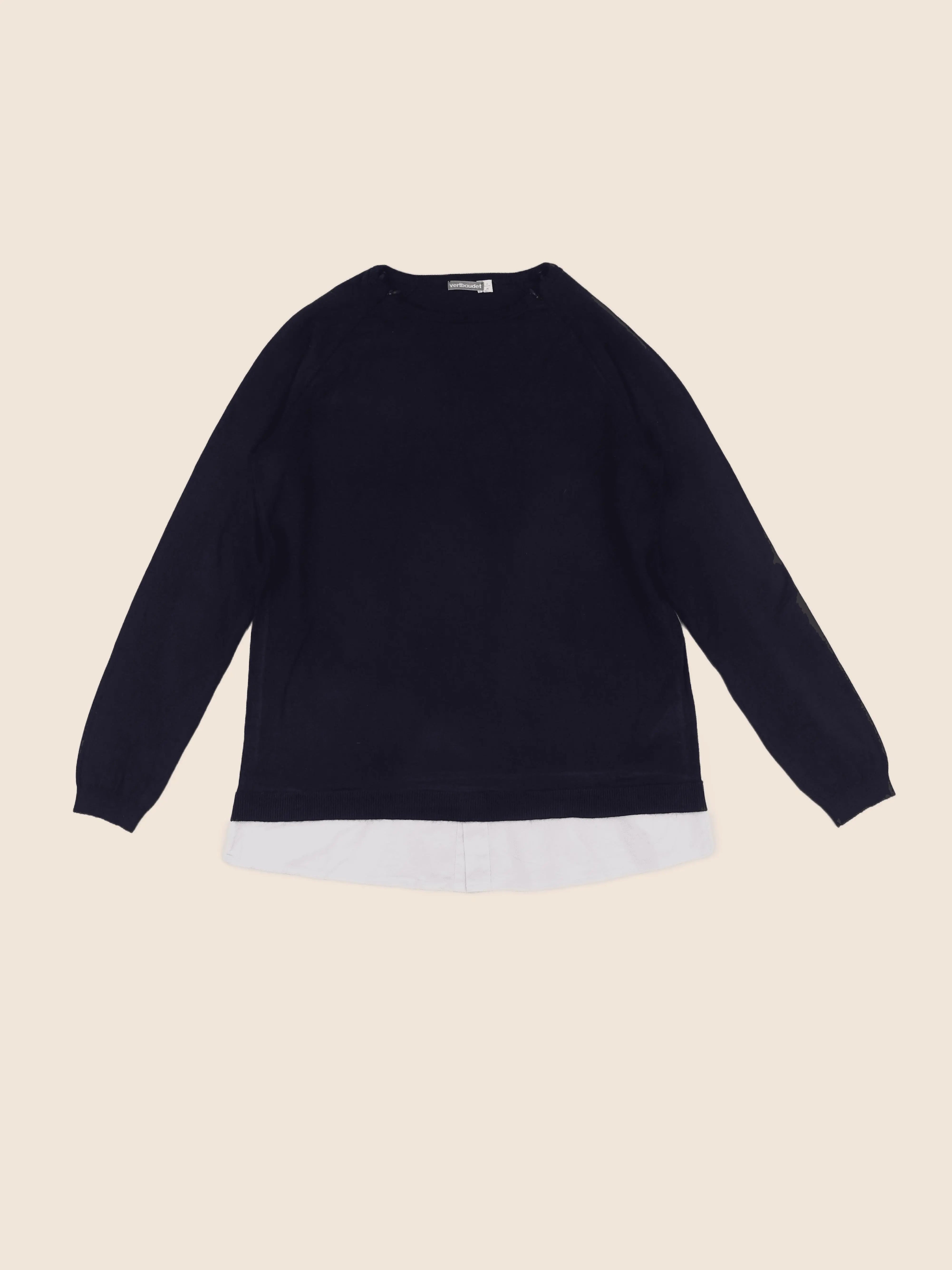 Vertbaudet - pull grossesse bleu - 34 à 36