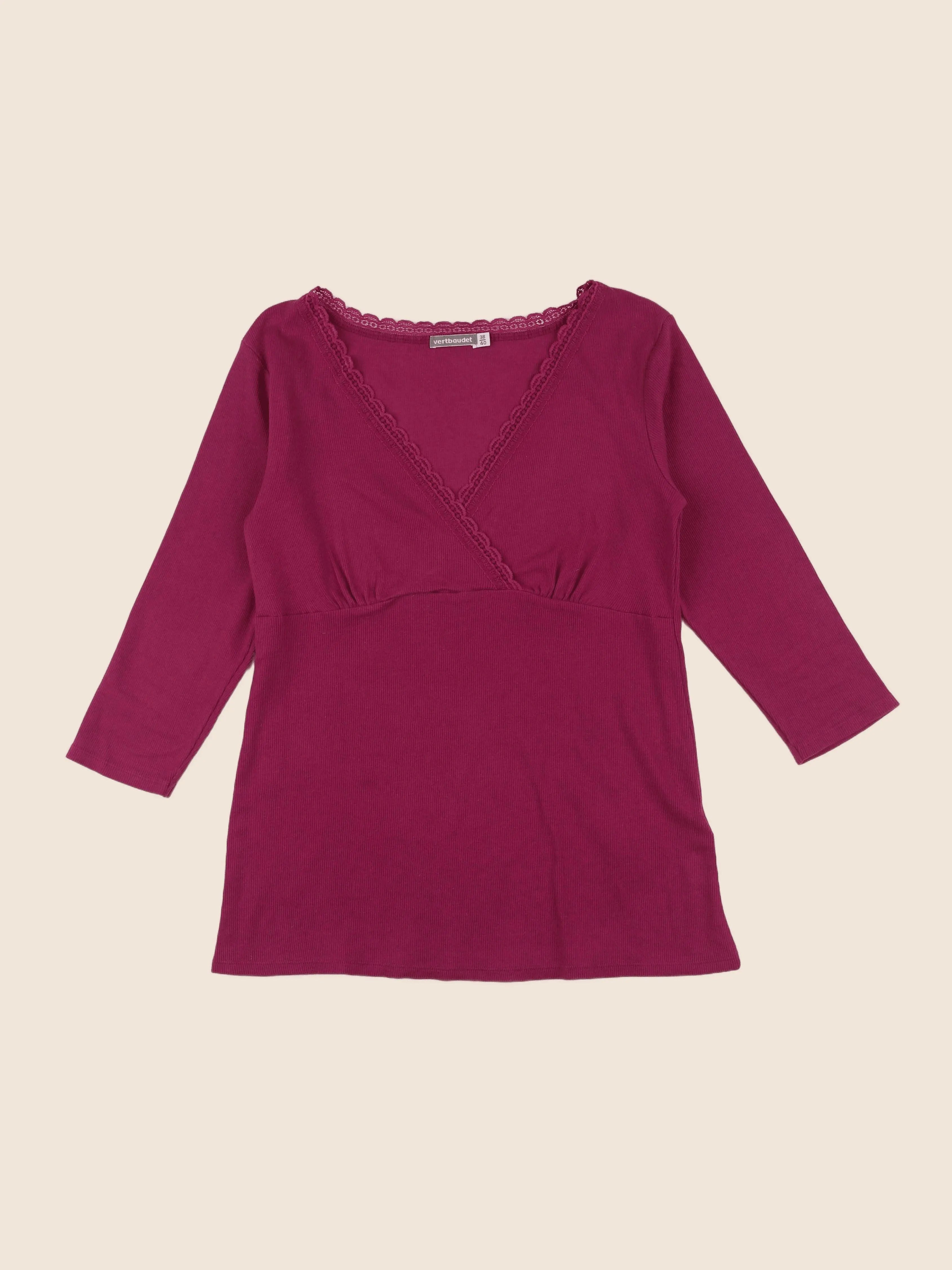 Vertbaudet - tee-shirt grossesse rose - 38 à 40