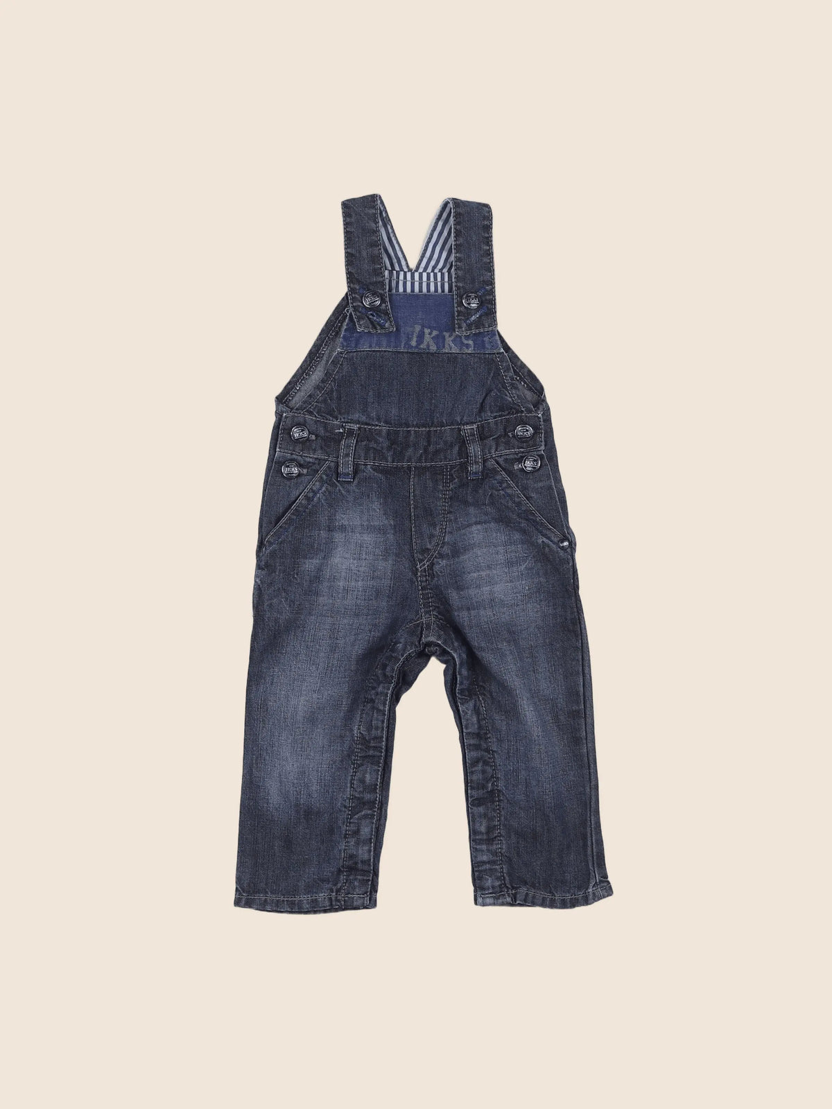 IKKS - salopette bleu - 6/9 mois