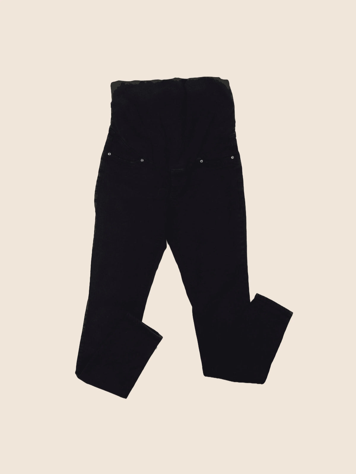H&M - jean grossesse noir - 36