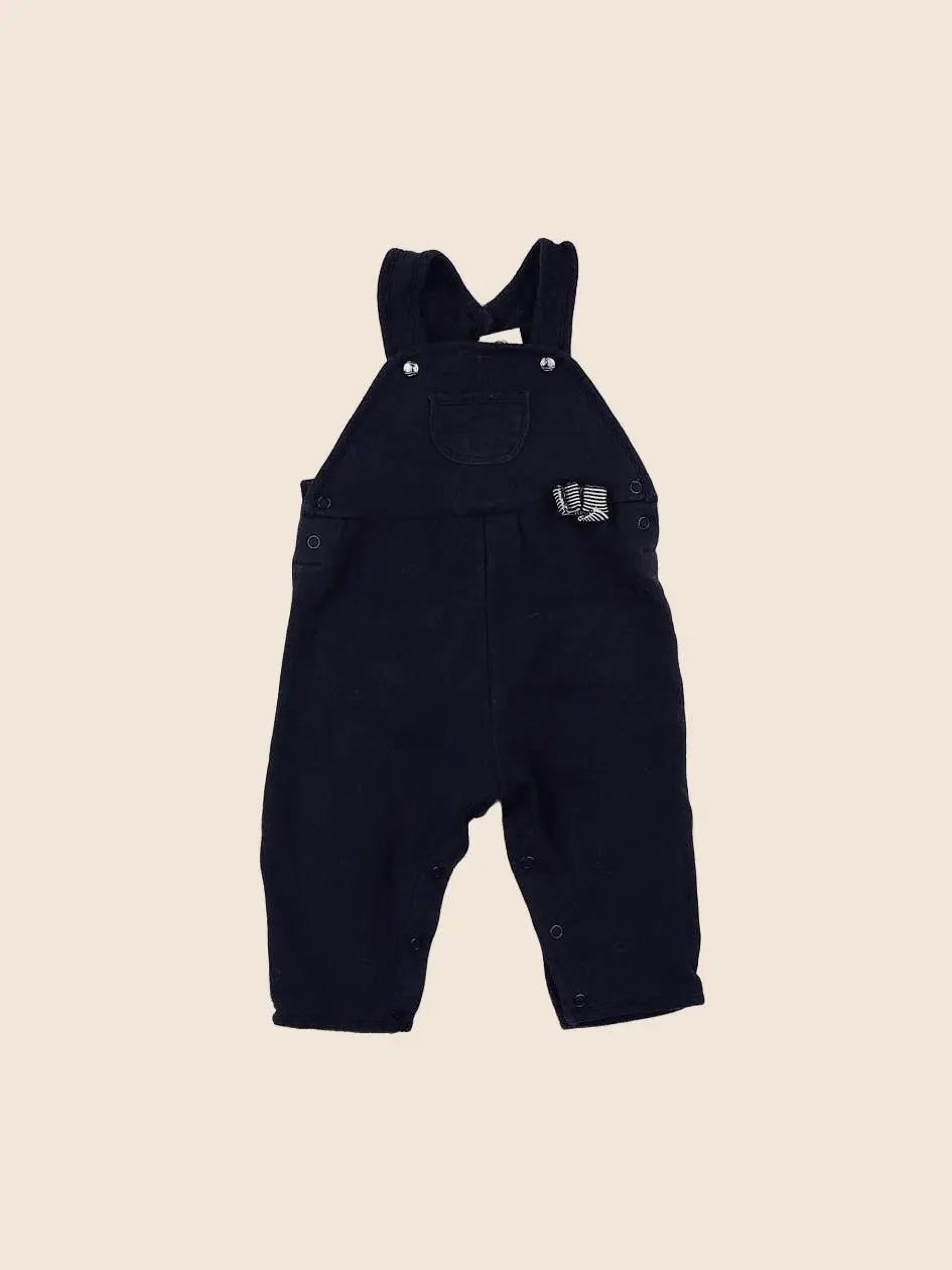 Petit Bateau - salopette bleu - 6 mois
