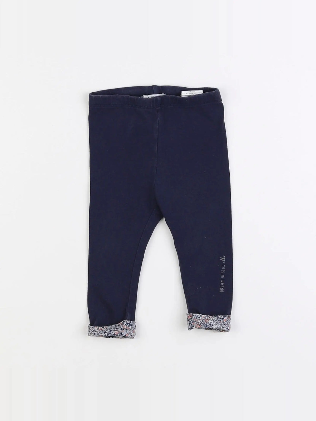 IKKS - legging bleu - 6 mois