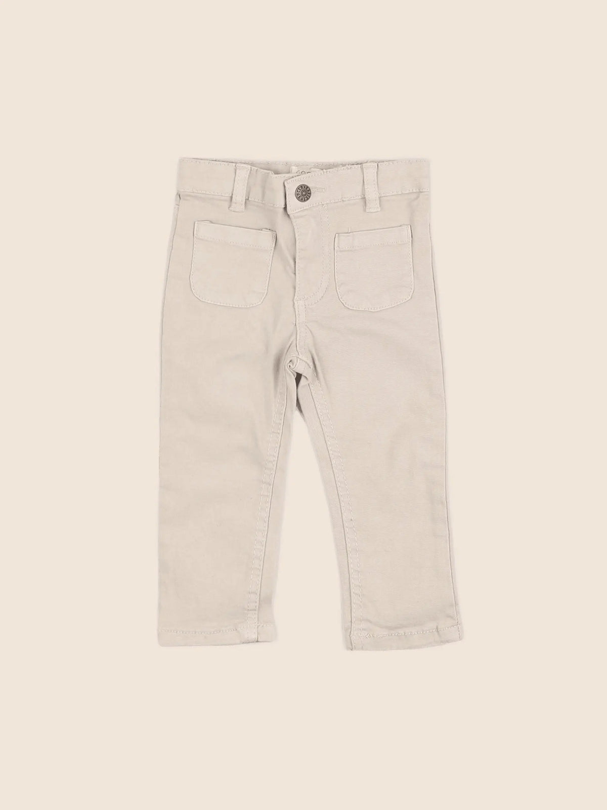 Gocco - jean beige - 9/12 mois