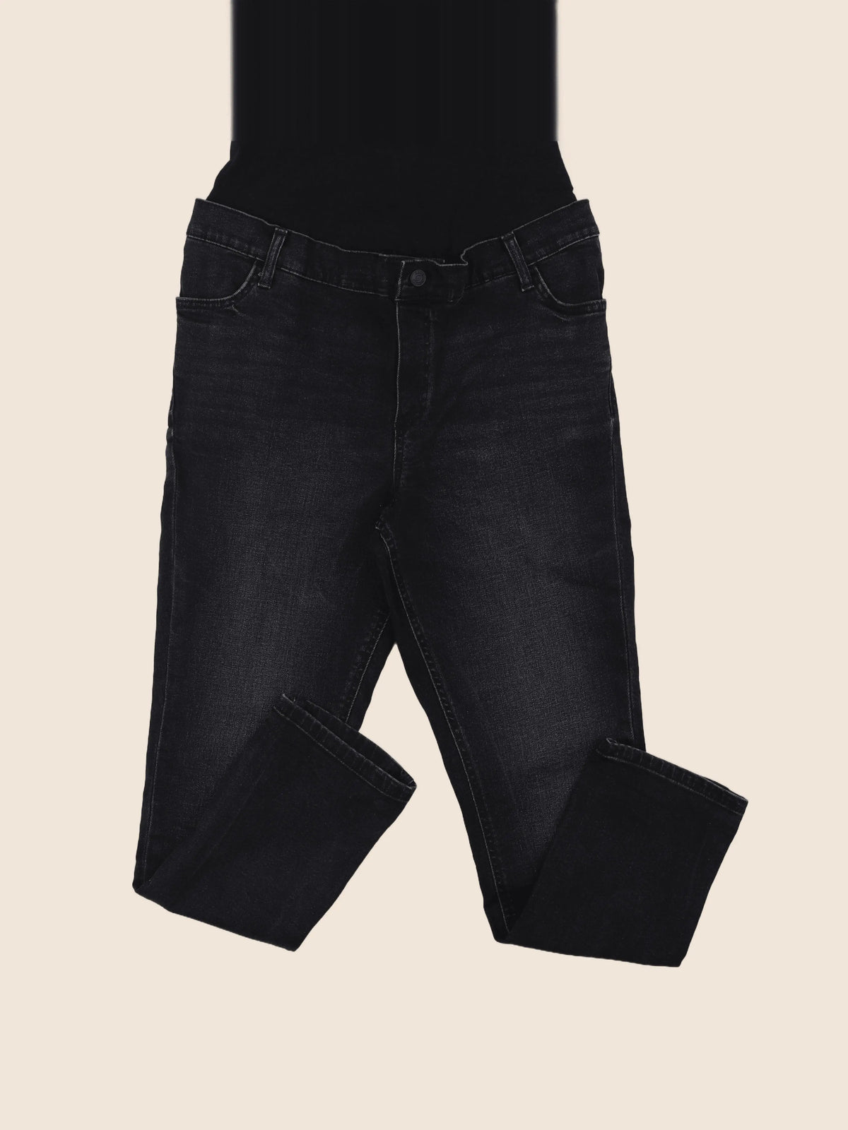 Asos - jean grossesse noir - 38
