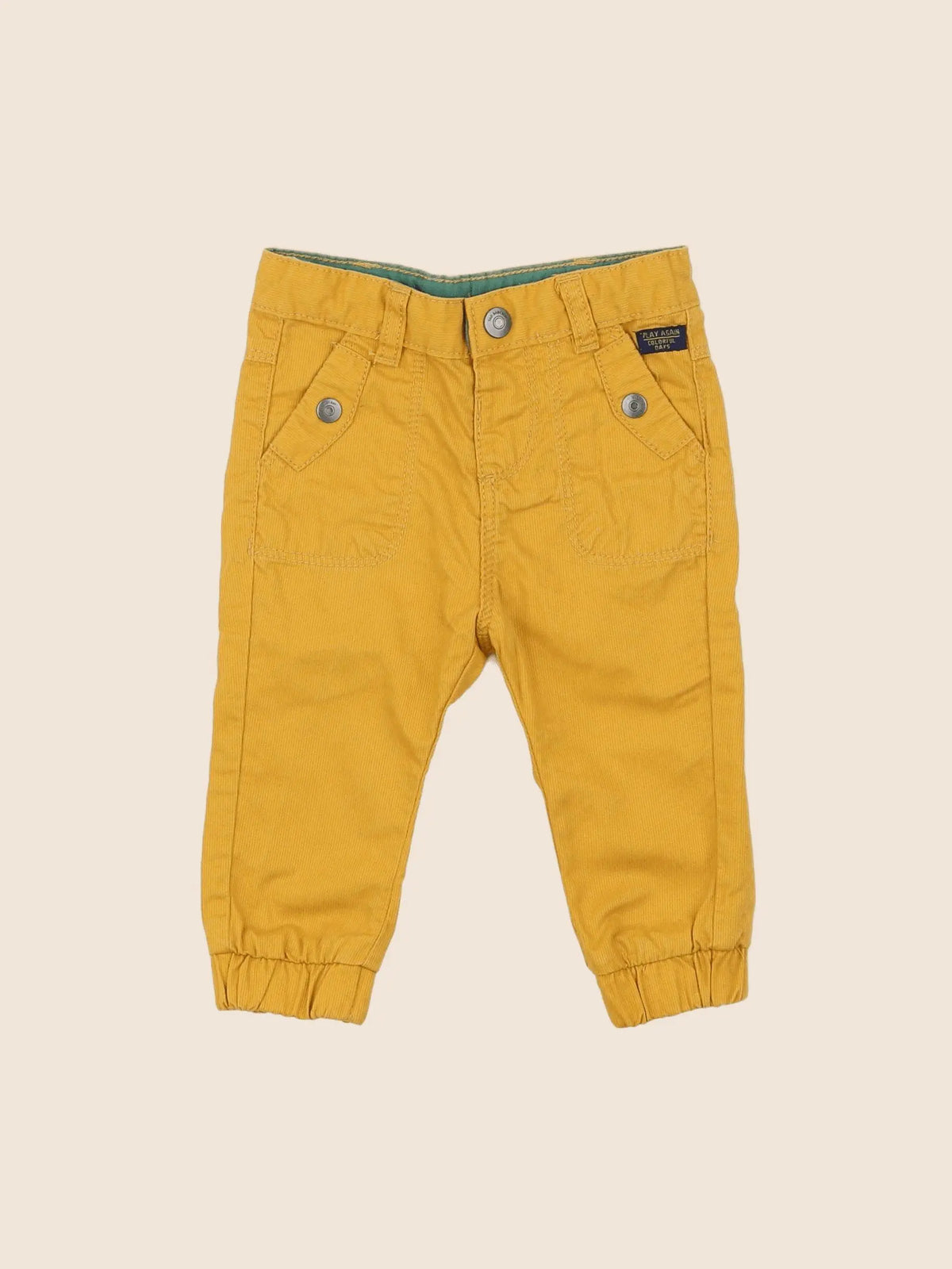 Tape à l'oeil - pantalon jaune - 6 mois