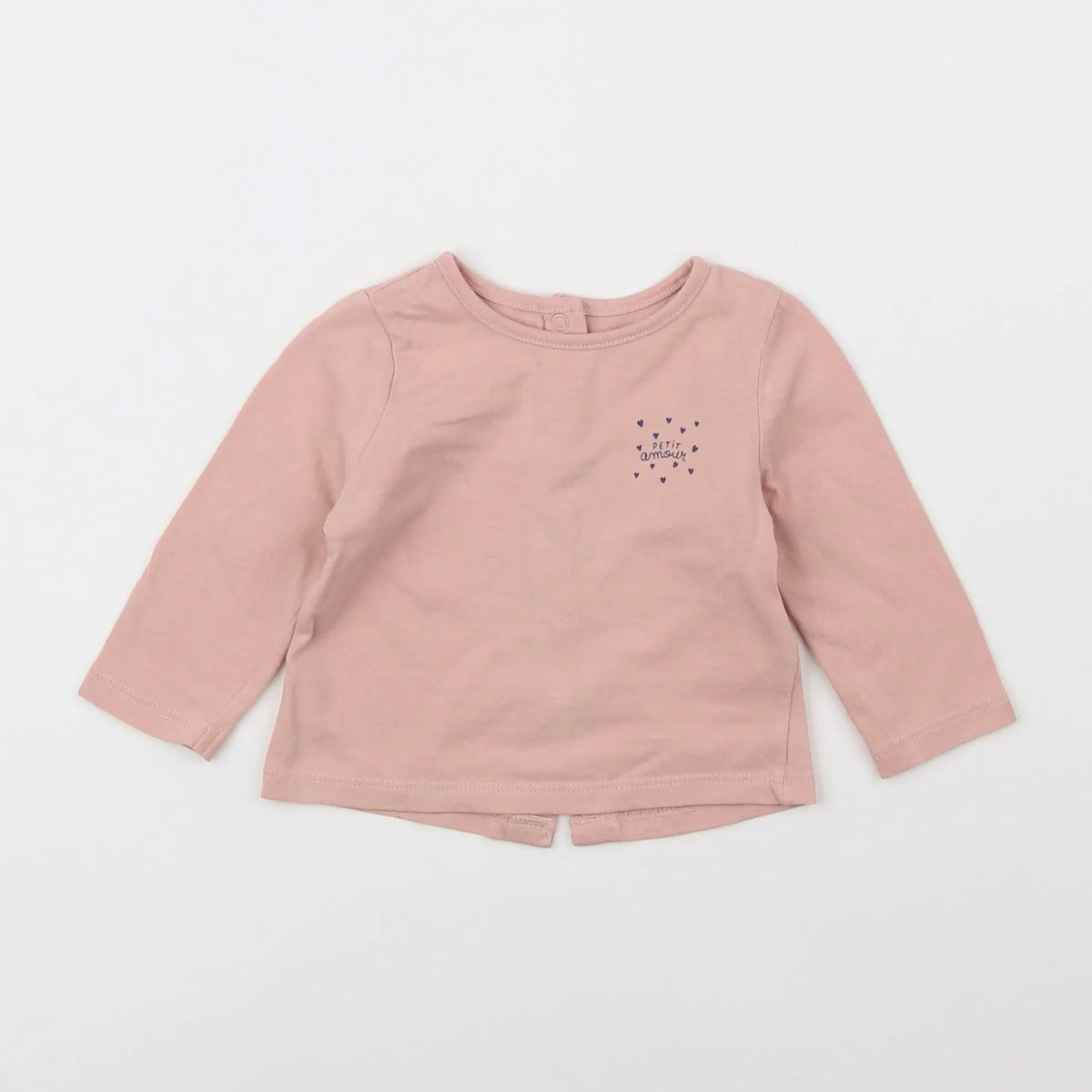 Vertbaudet - tee-shirt rose - 3 mois