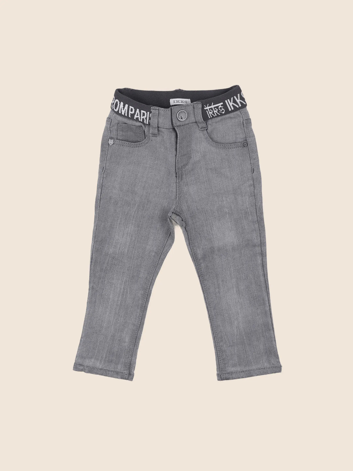 IKKS - jean gris - 6 mois