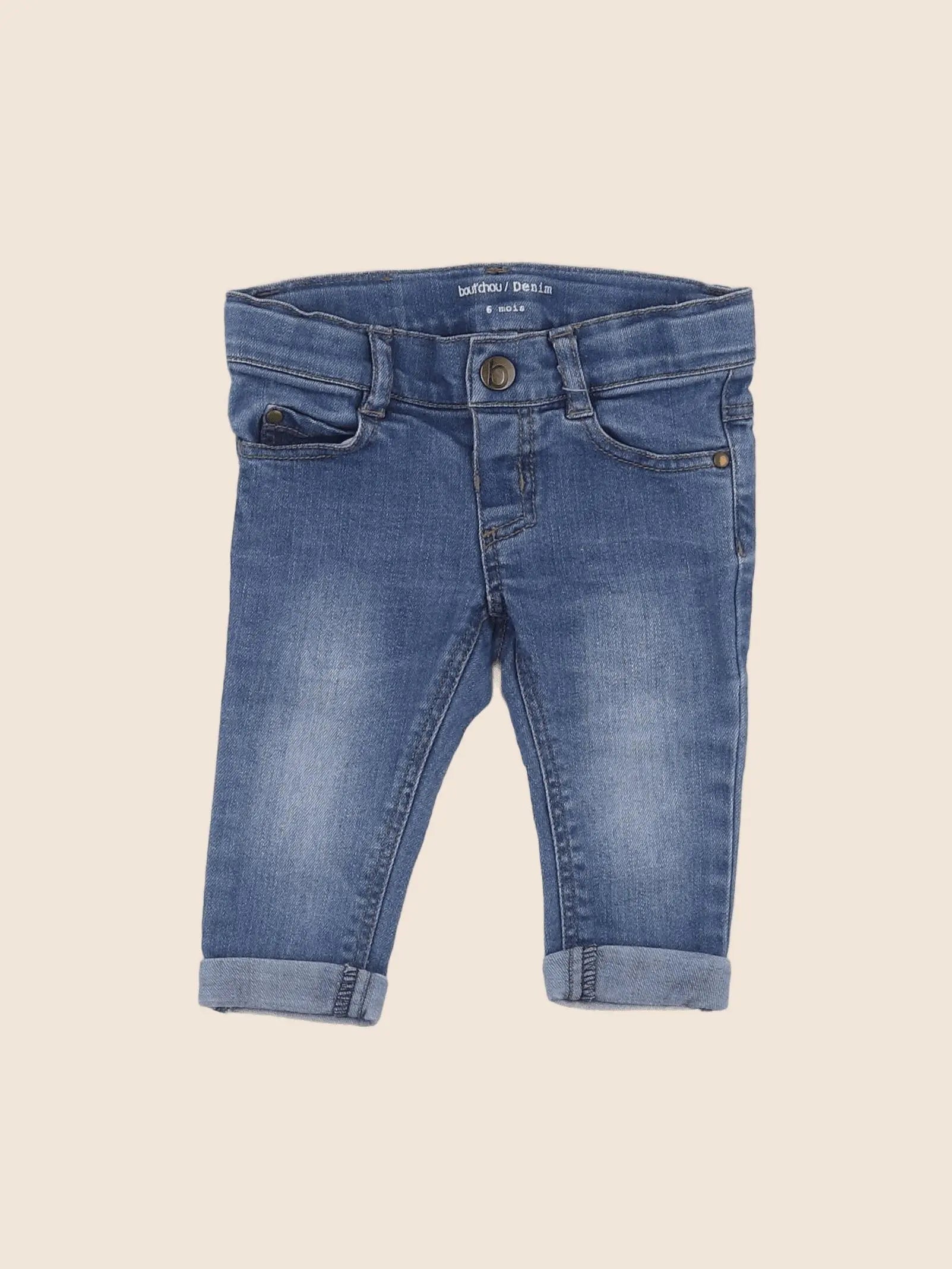 Boutchou - jean bleu - 6 mois