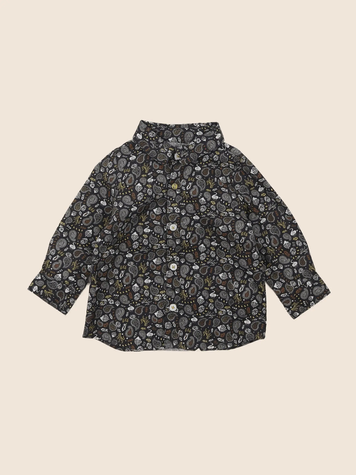 IKKS - chemise marron - 6 mois