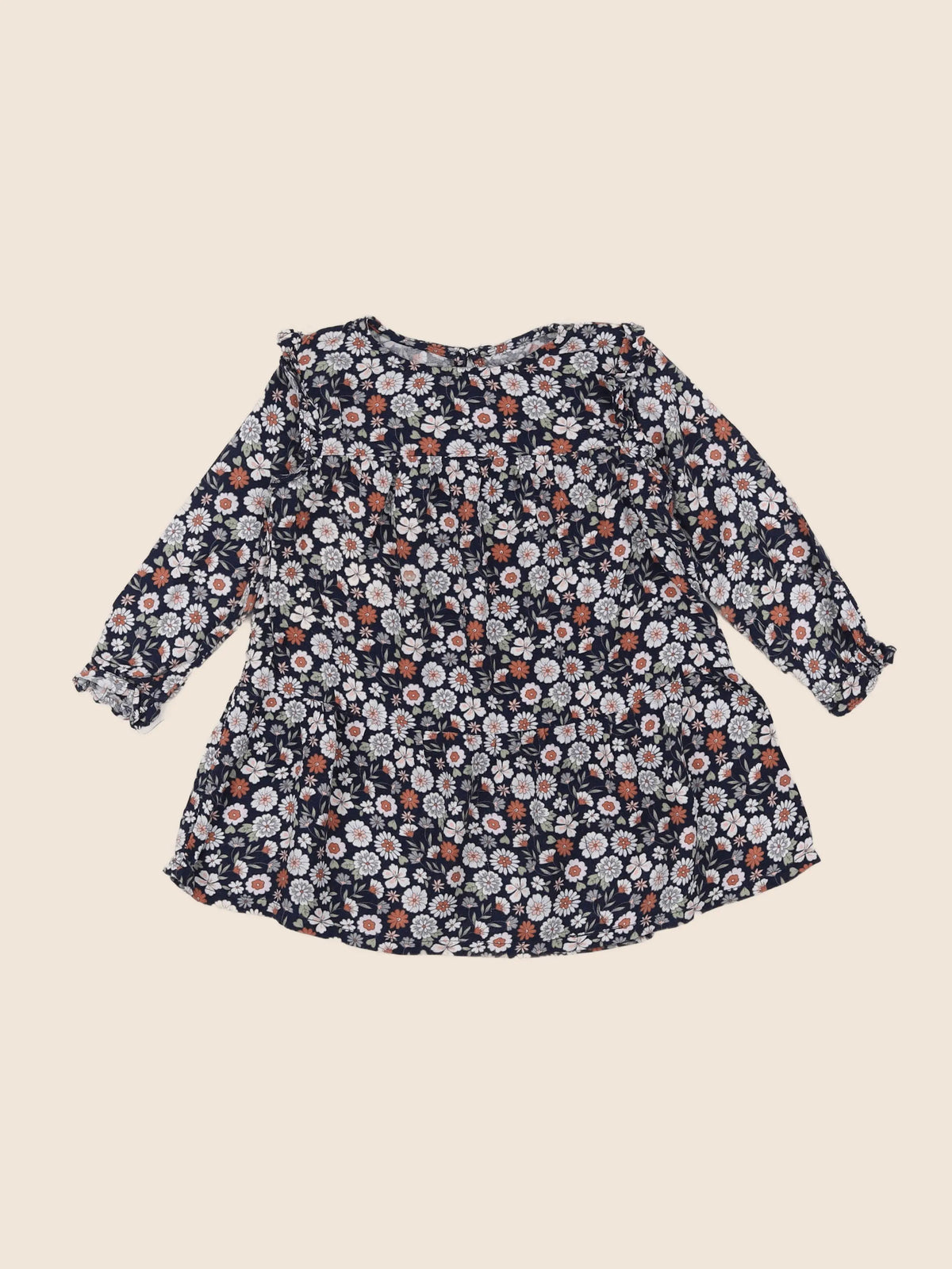 Vertbaudet - robe multicolore - 2 ans