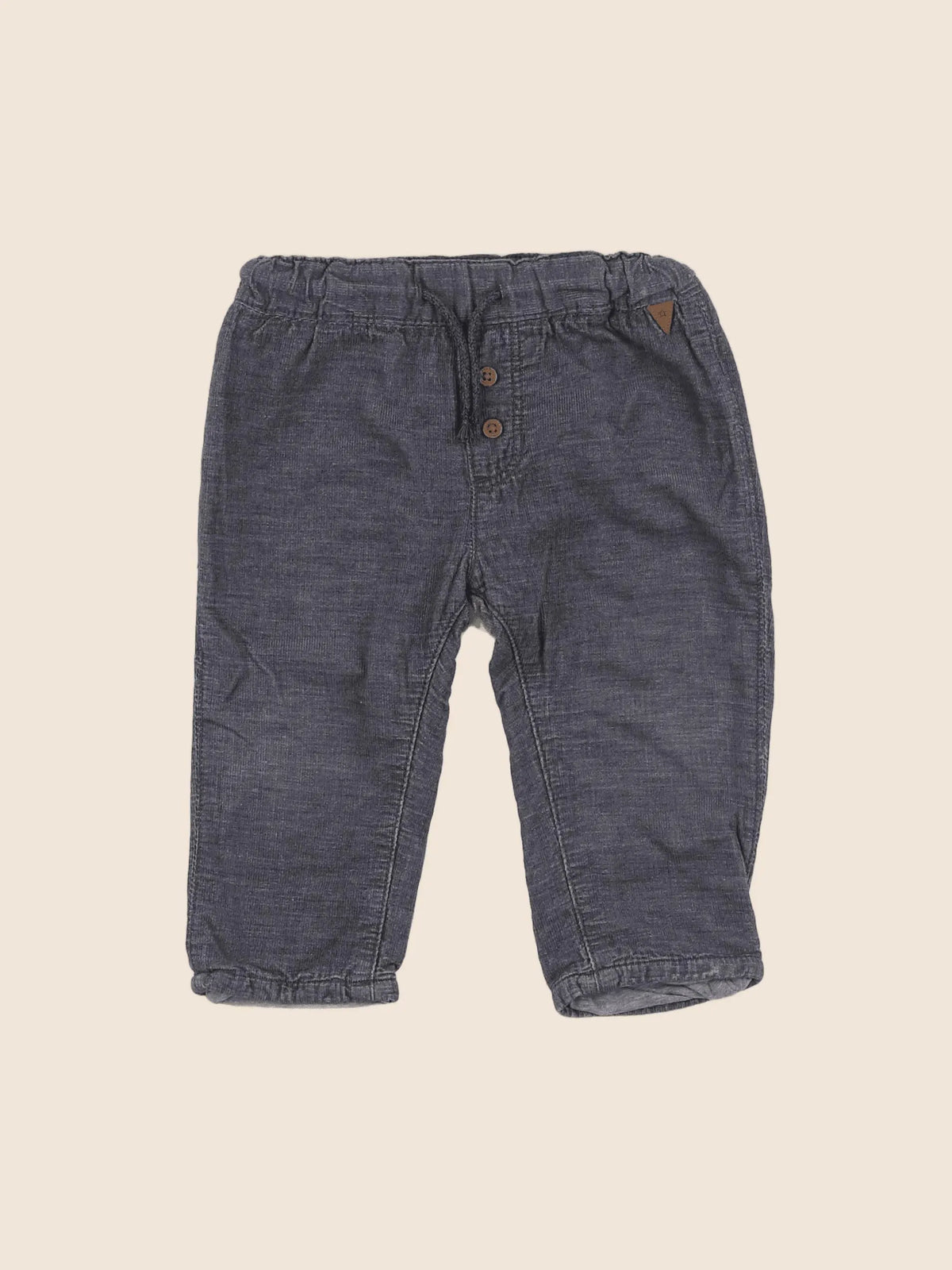 H&M - pantalon gris - 6/9 mois